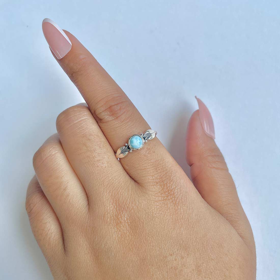 Larimar Ring-(LAR-RDR-1470.)