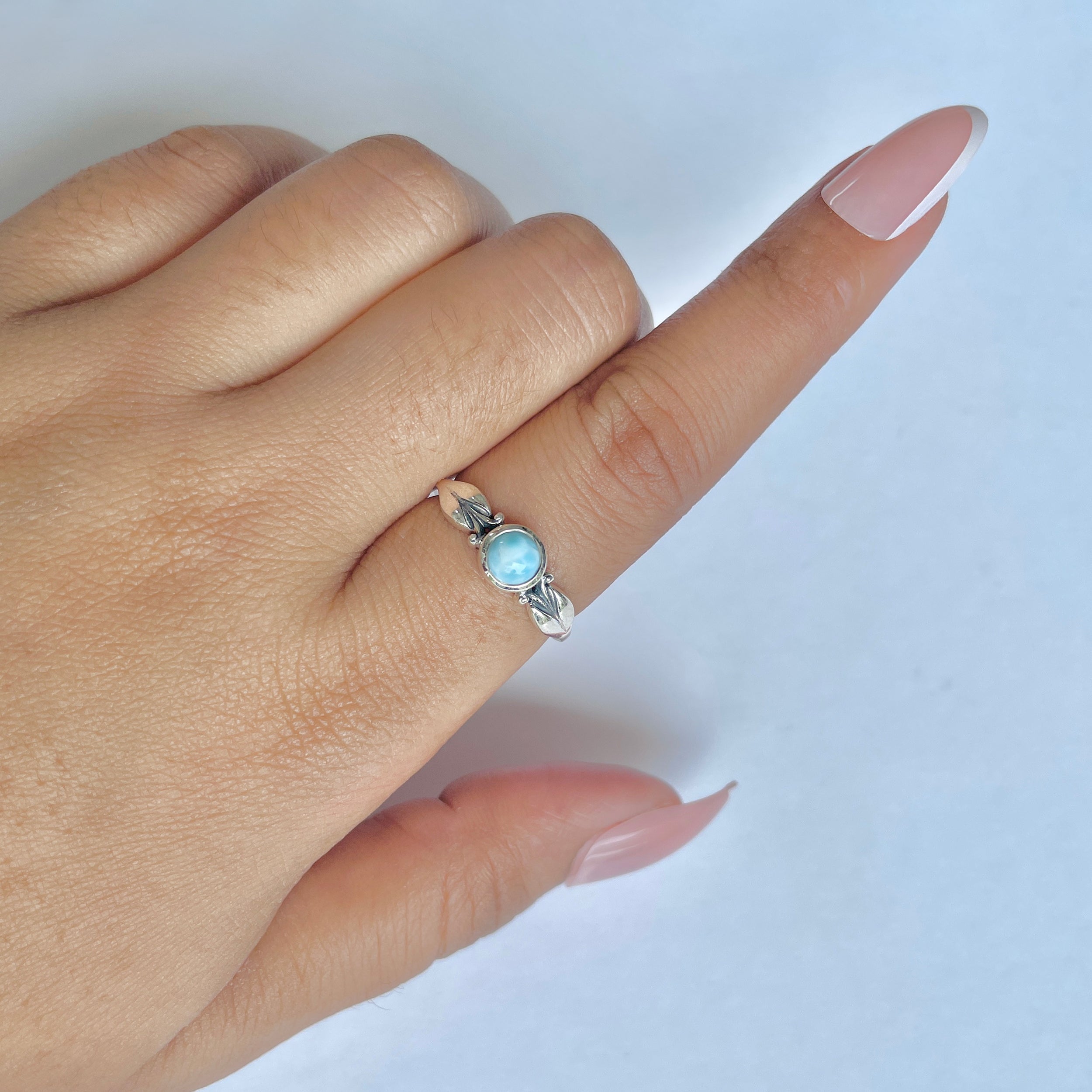Larimar Ring-(LAR-RDR-1470.)