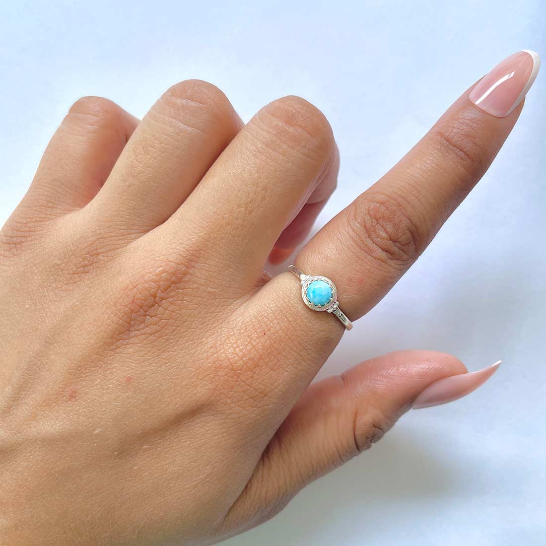 Larimar Ring-(LAR-RDR-1472.)