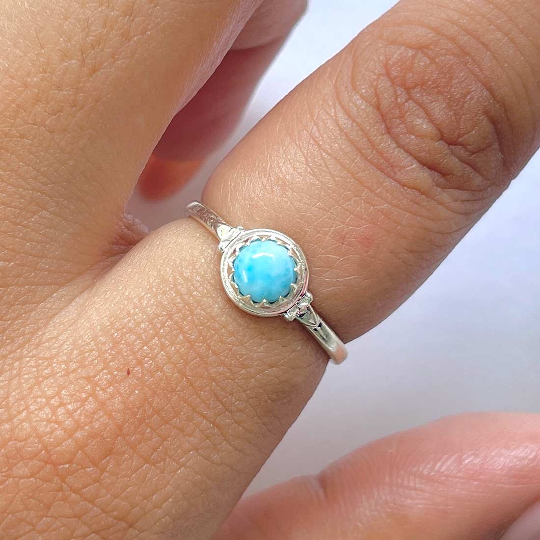 Larimar Ring-(LAR-RDR-1472.)