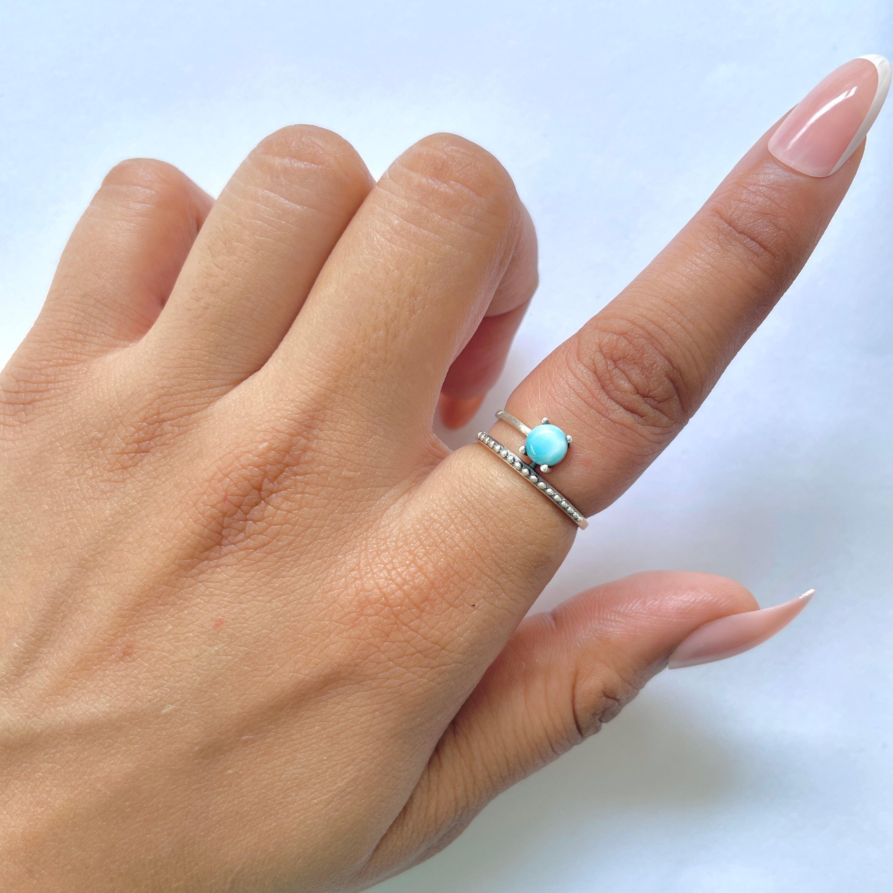 Larimar Ring-(LAR-RDR-1496.)