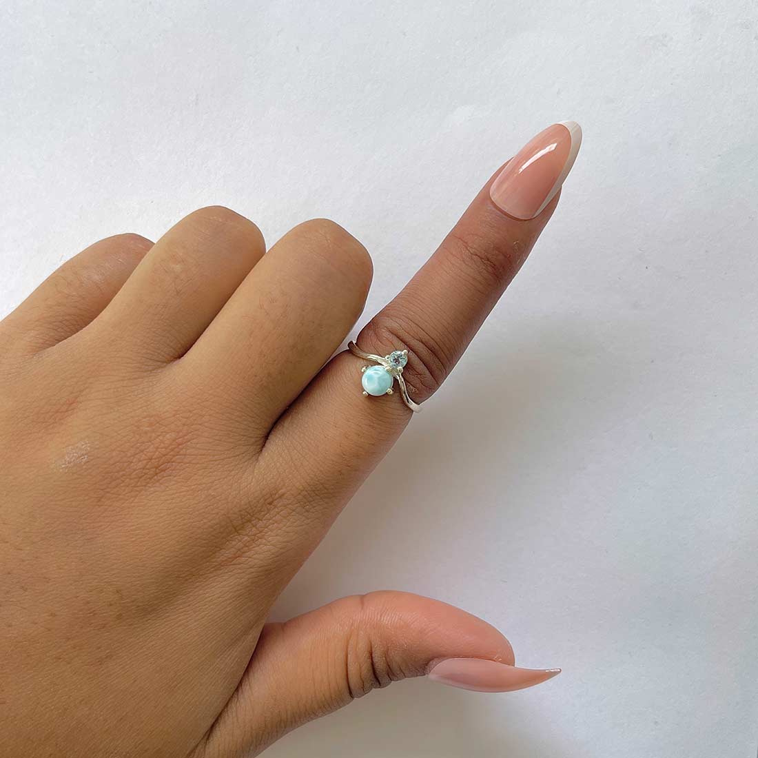 Larimar Ring-(LAR-RDR-1497.)