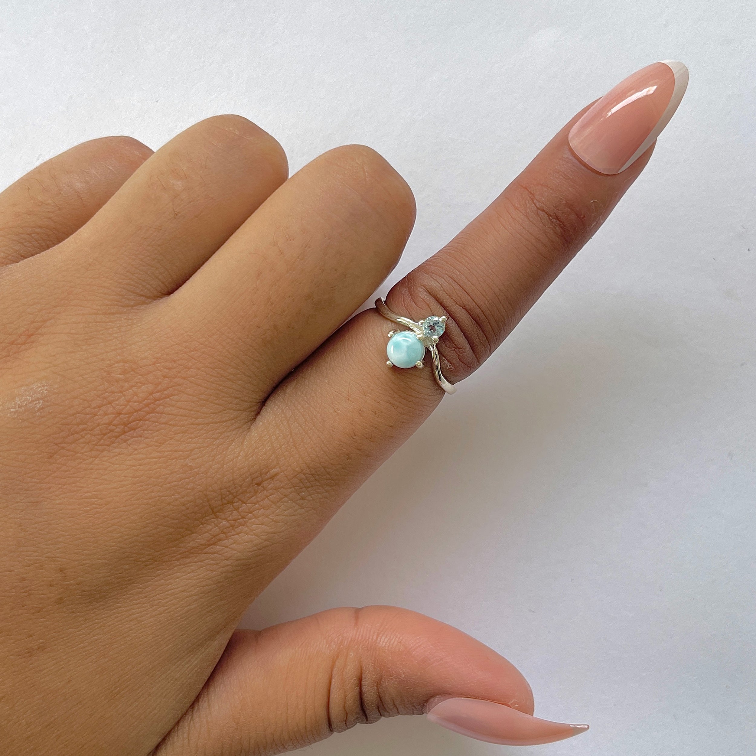 Larimar Ring-(LAR-RDR-1497.)