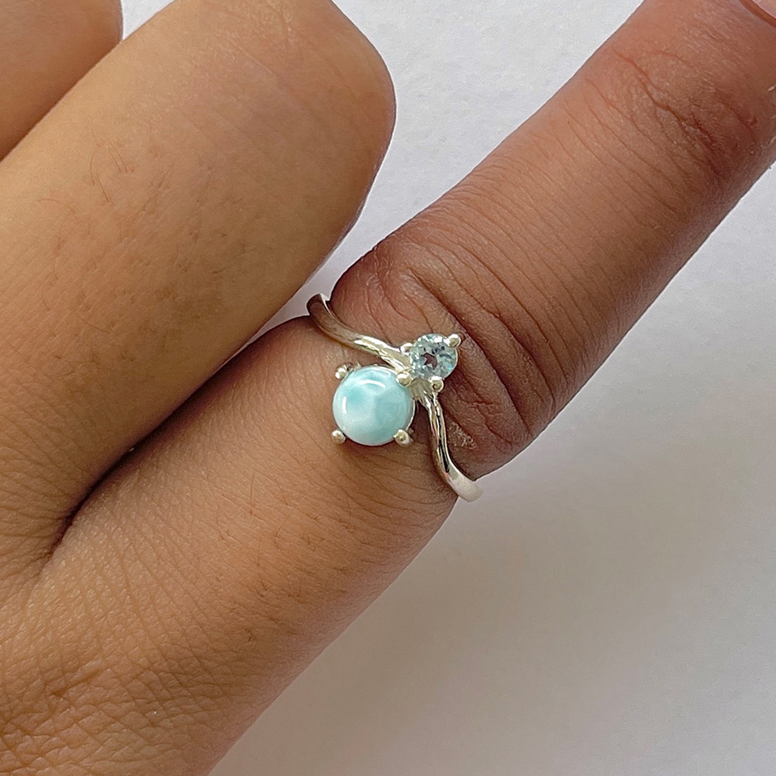 Larimar Ring-(LAR-RDR-1497.)