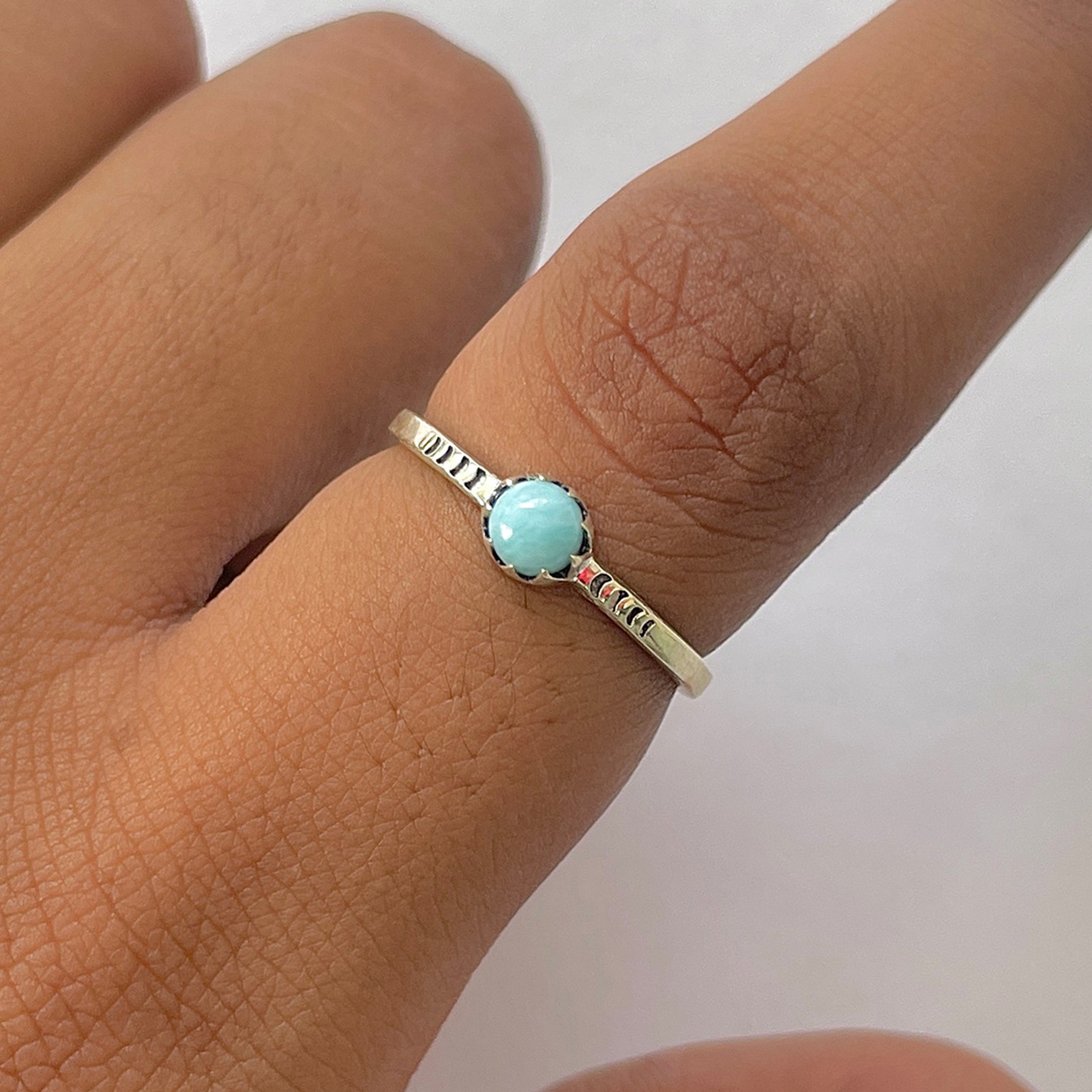 Larimar Ring-(LAR-RDR-1505.)