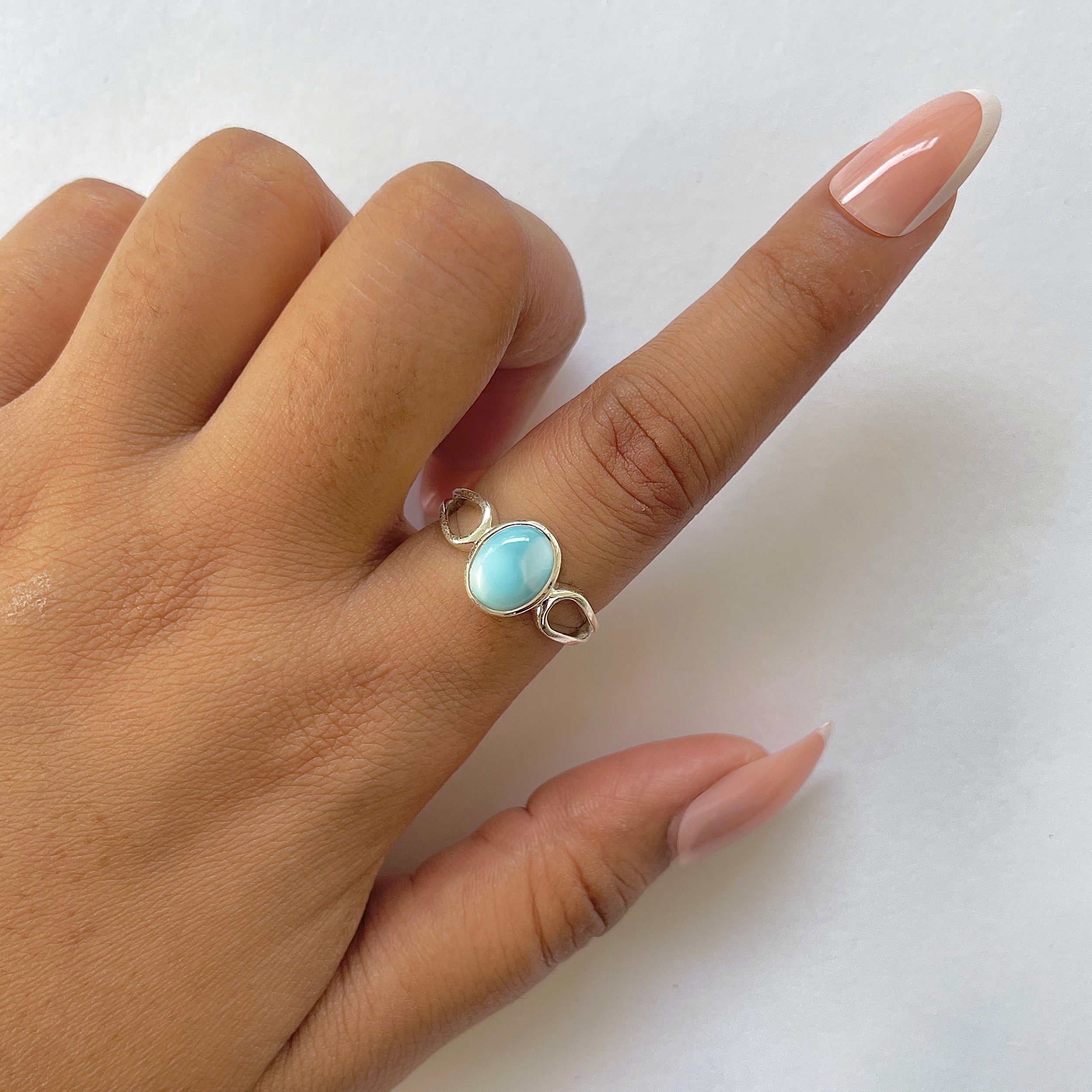 Larimar Ring-(LAR-RDR-1583.)