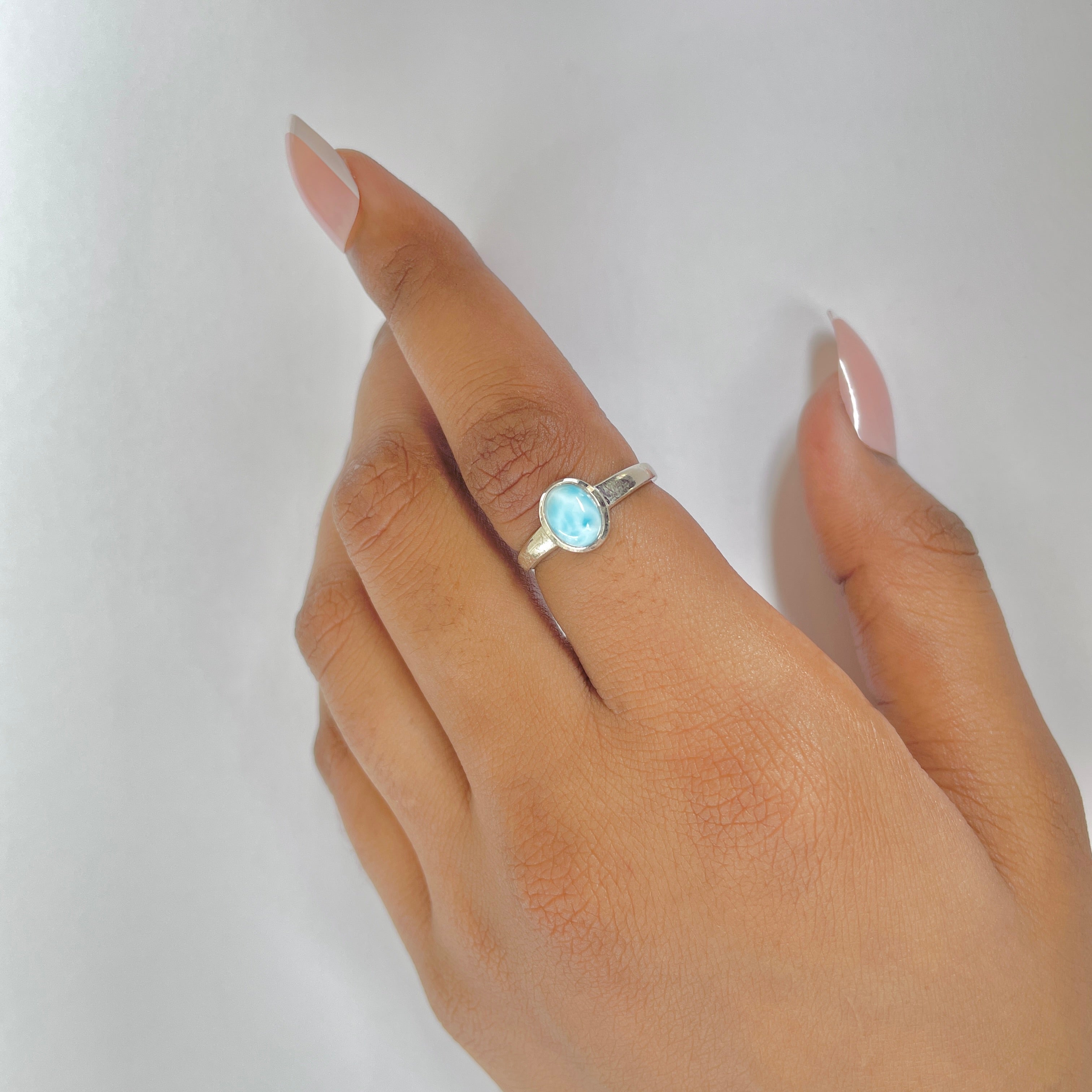 Larimar Ring-(LAR-RDR-159.)
