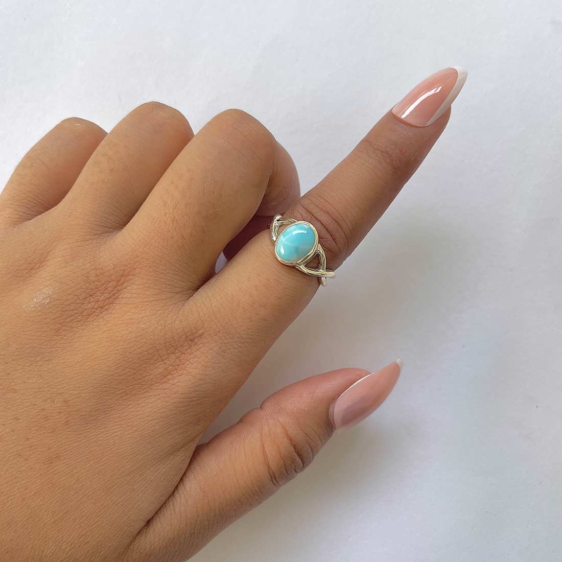 Larimar Ring-(LAR-RDR-1594.)