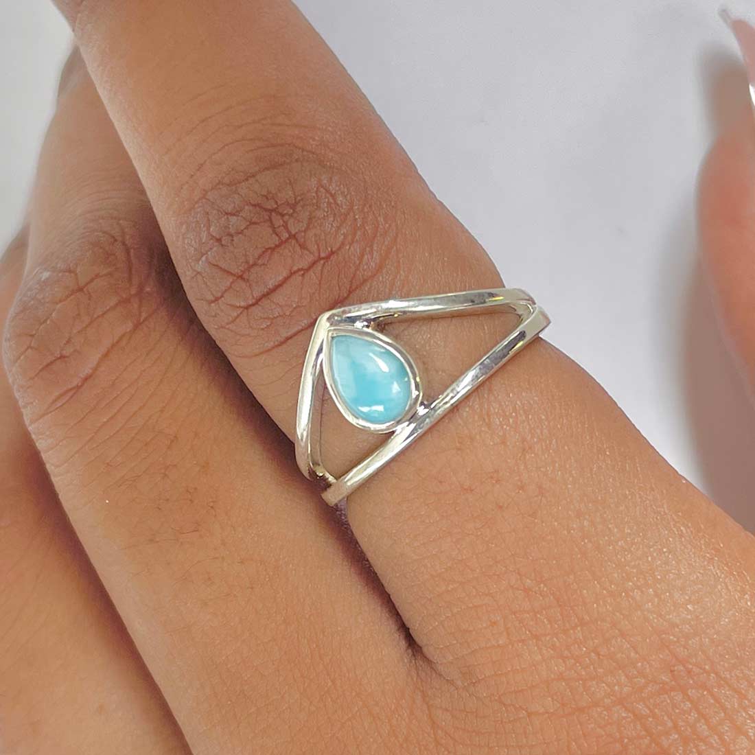 Larimar Ring-(LAR-RDR-1606.)
