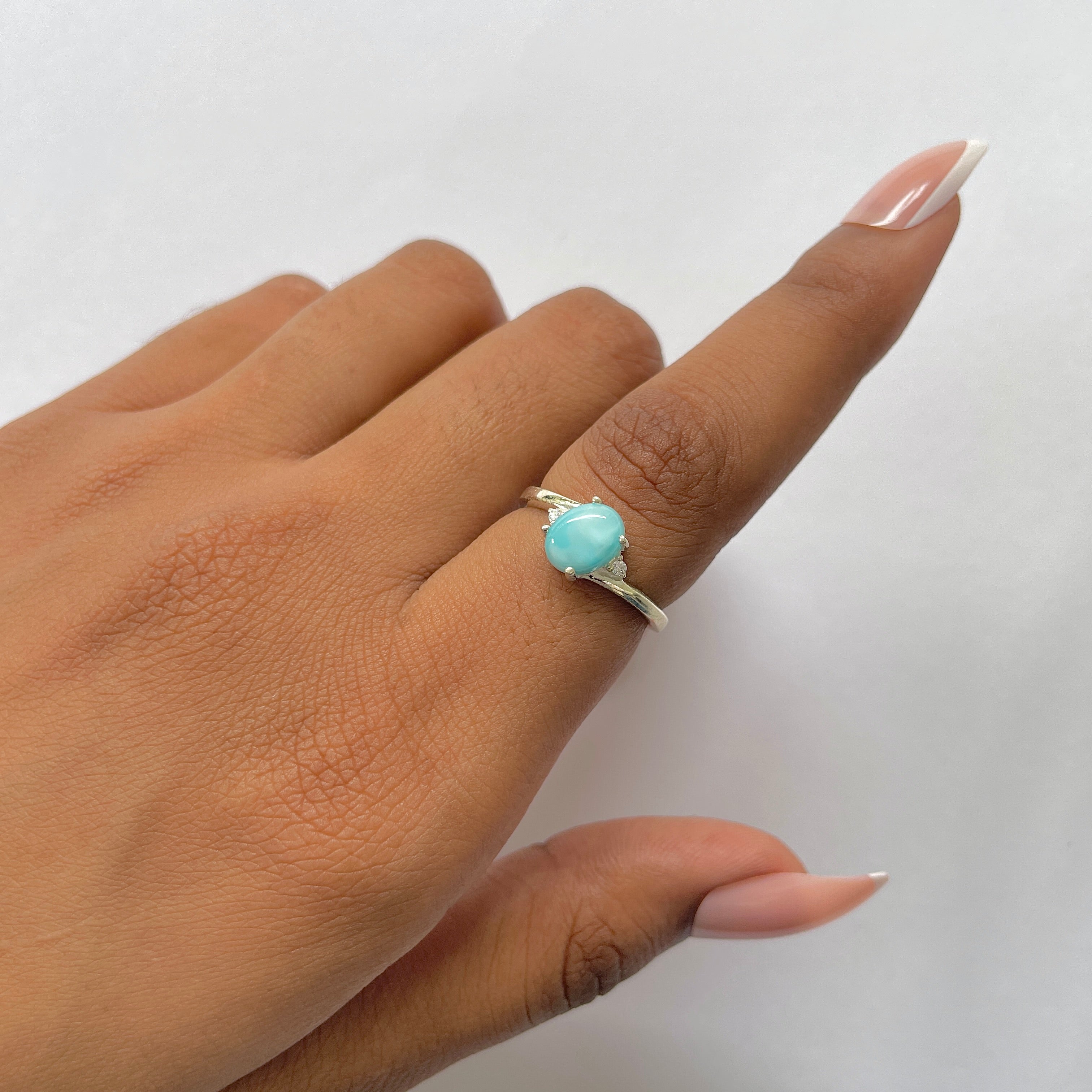 Larimar Ring-(LAR-RDR-209.)