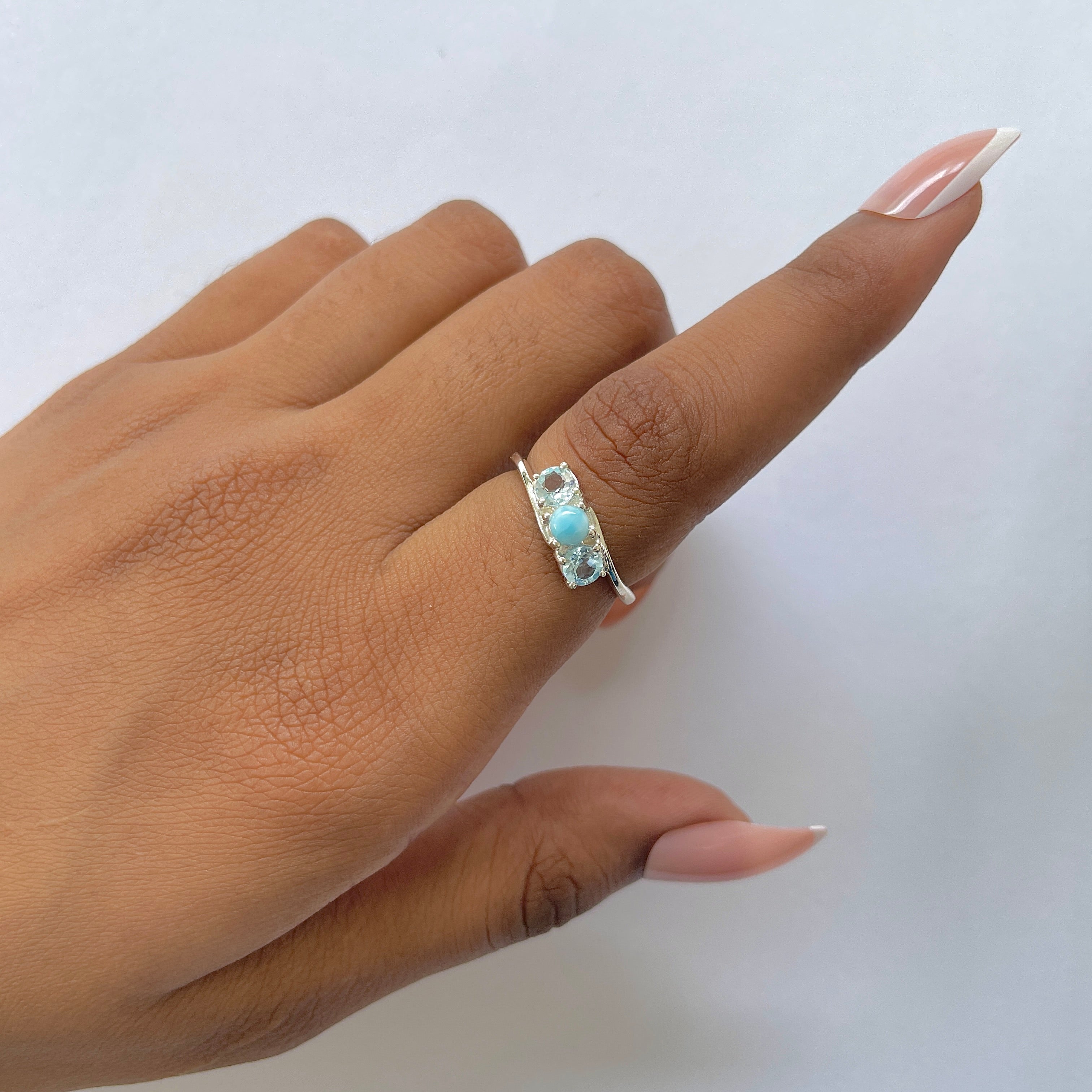 Larimar Ring-(LAR-RDR-213.)