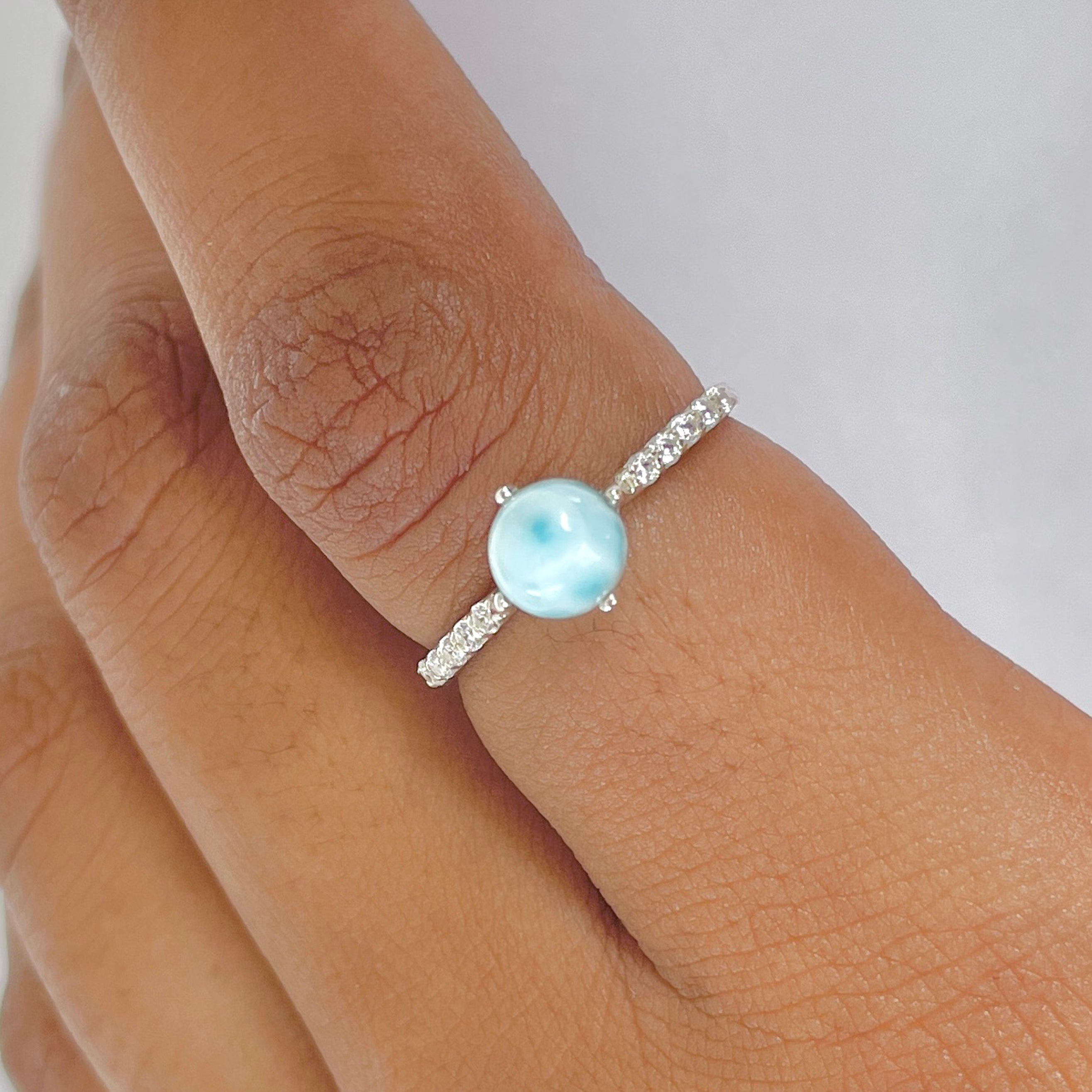 Larimar Ring-(LAR-RDR-220.)
