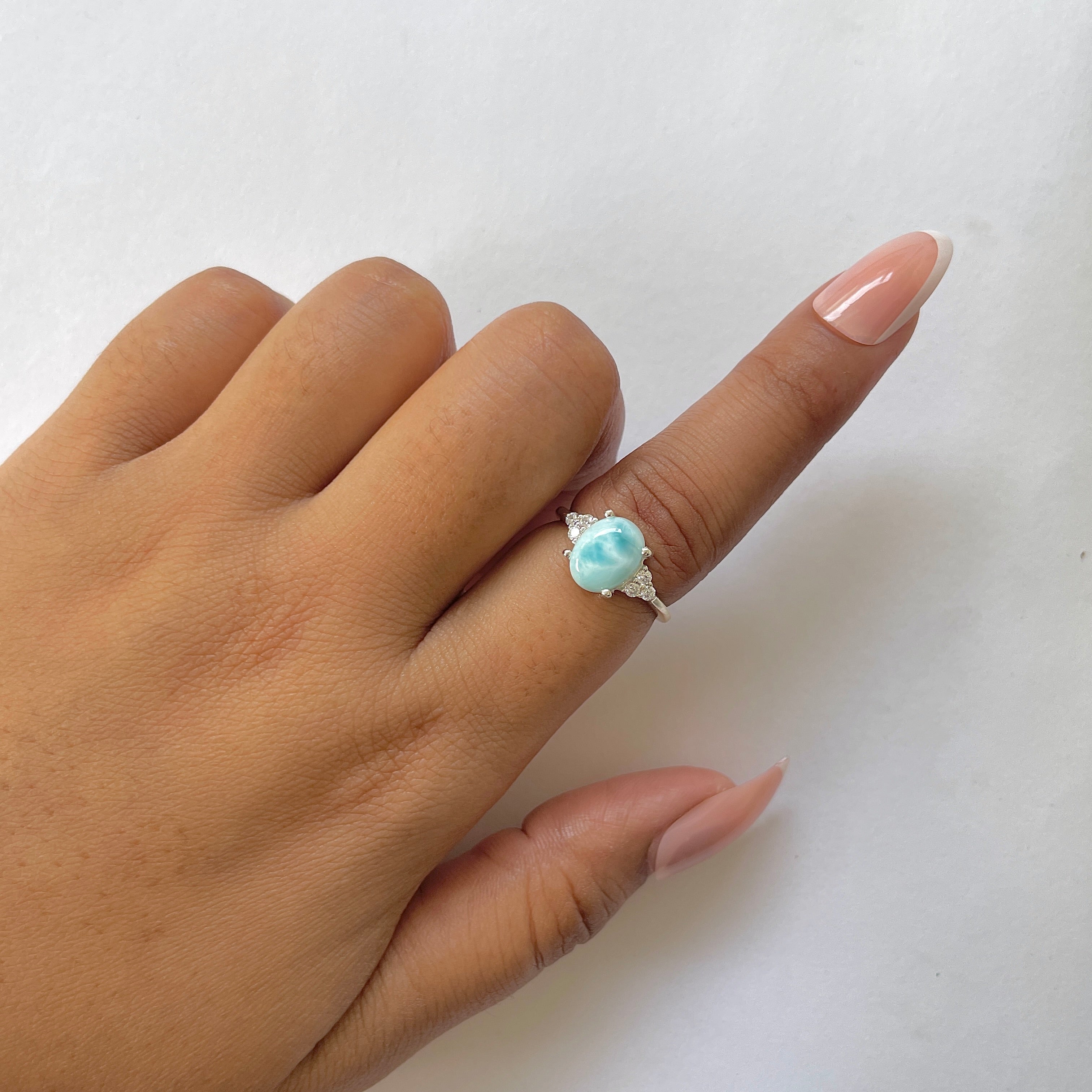 Larimar Ring-(LAR-RDR-224.)