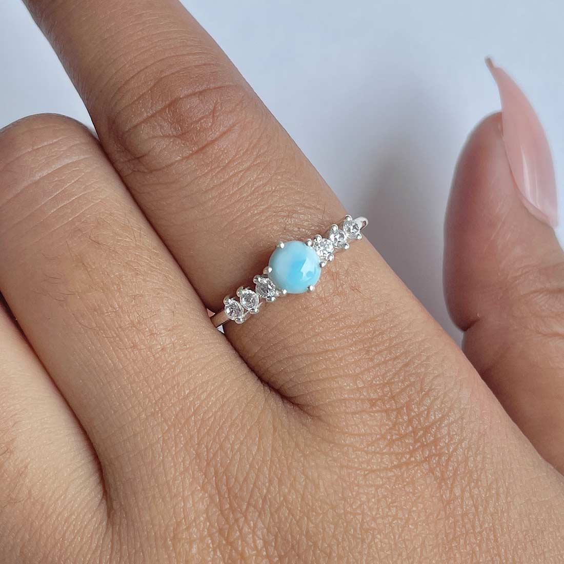 Larimar Ring-(LAR-RDR-2259.)