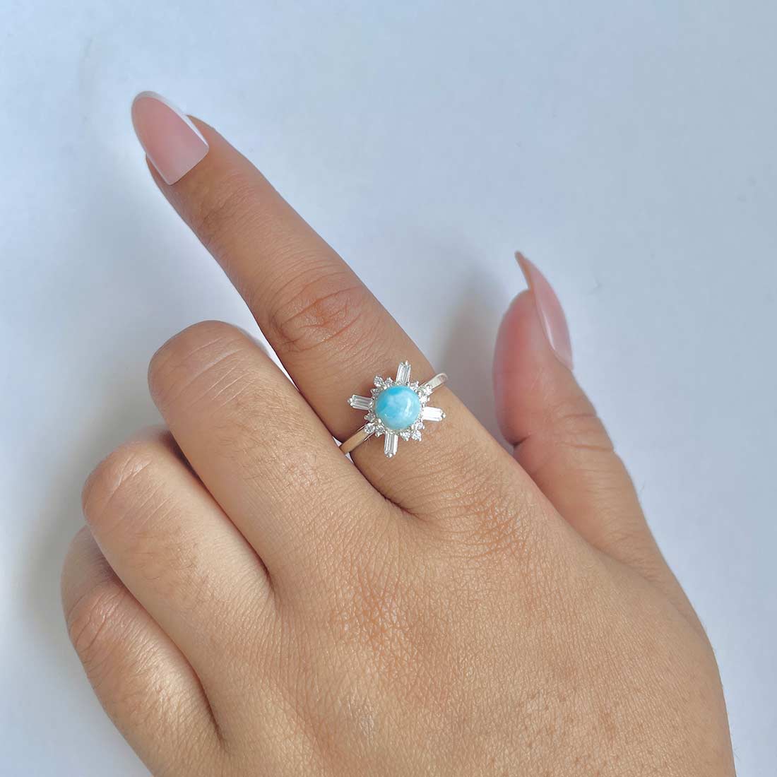 Larimar Ring-(LAR-RDR-2264.)