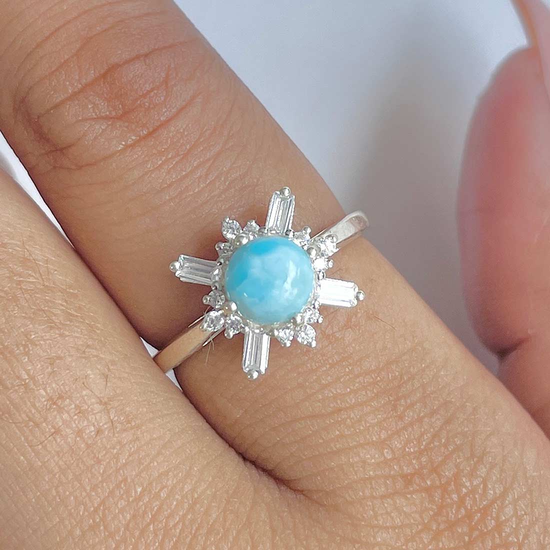 Larimar Ring-(LAR-RDR-2264.)