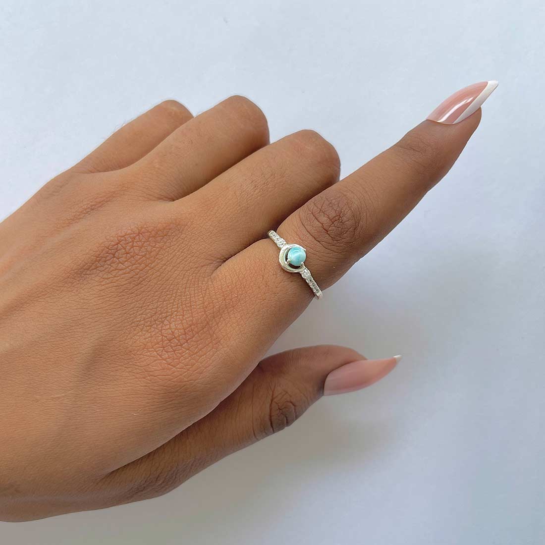Larimar Ring-(LAR-RDR-2292.)