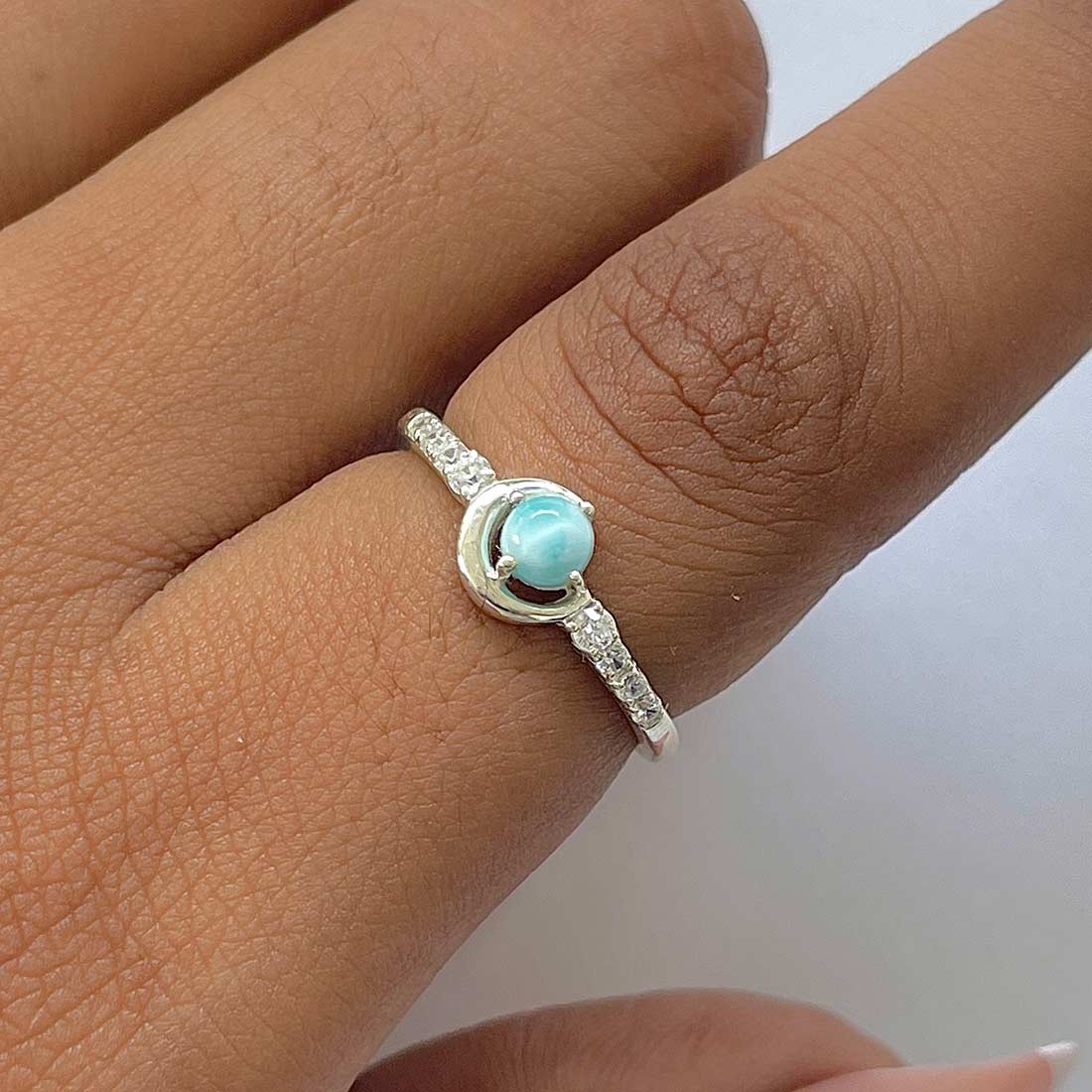 Larimar Ring-(LAR-RDR-2292.)