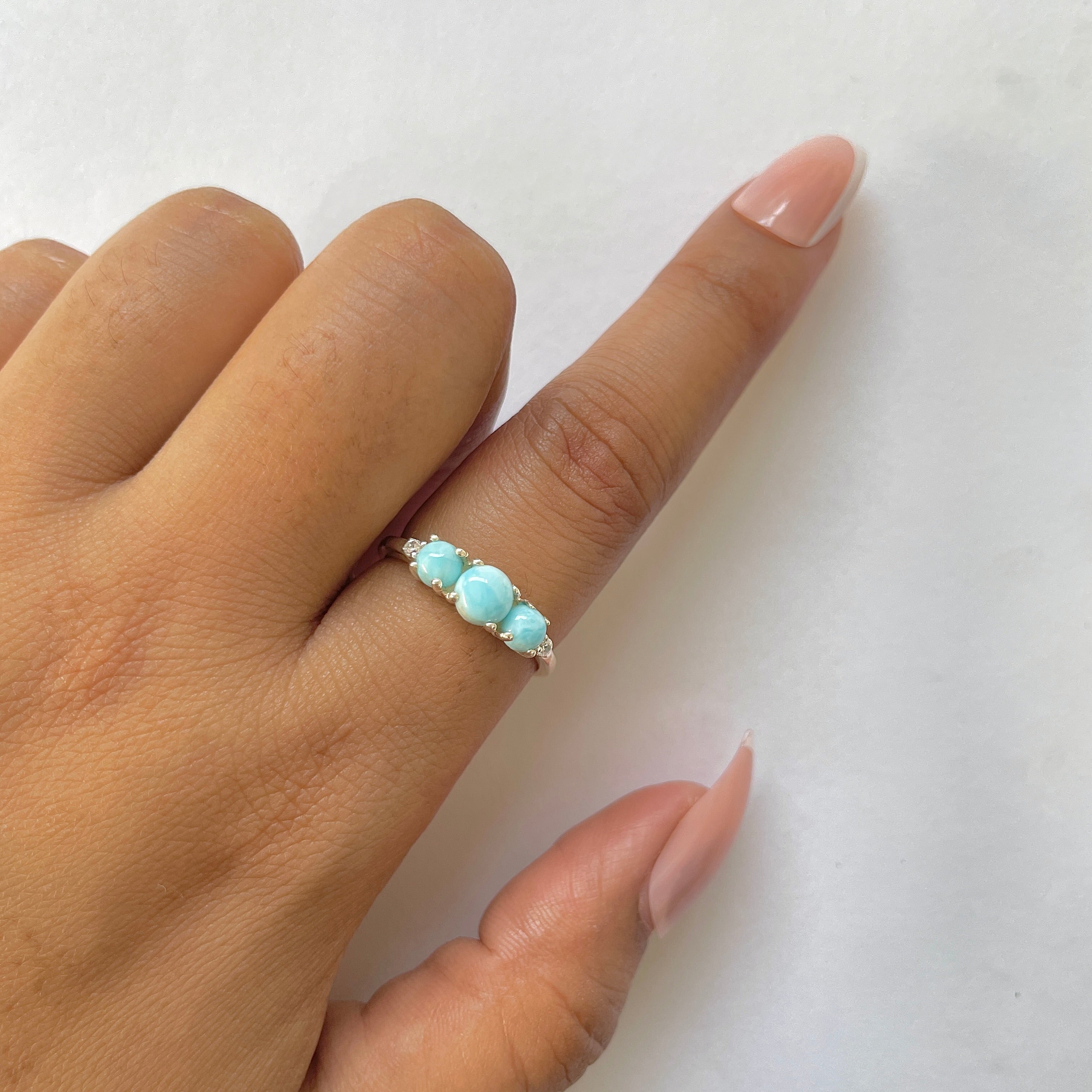 Larimar Ring-(LAR-RDR-232.)