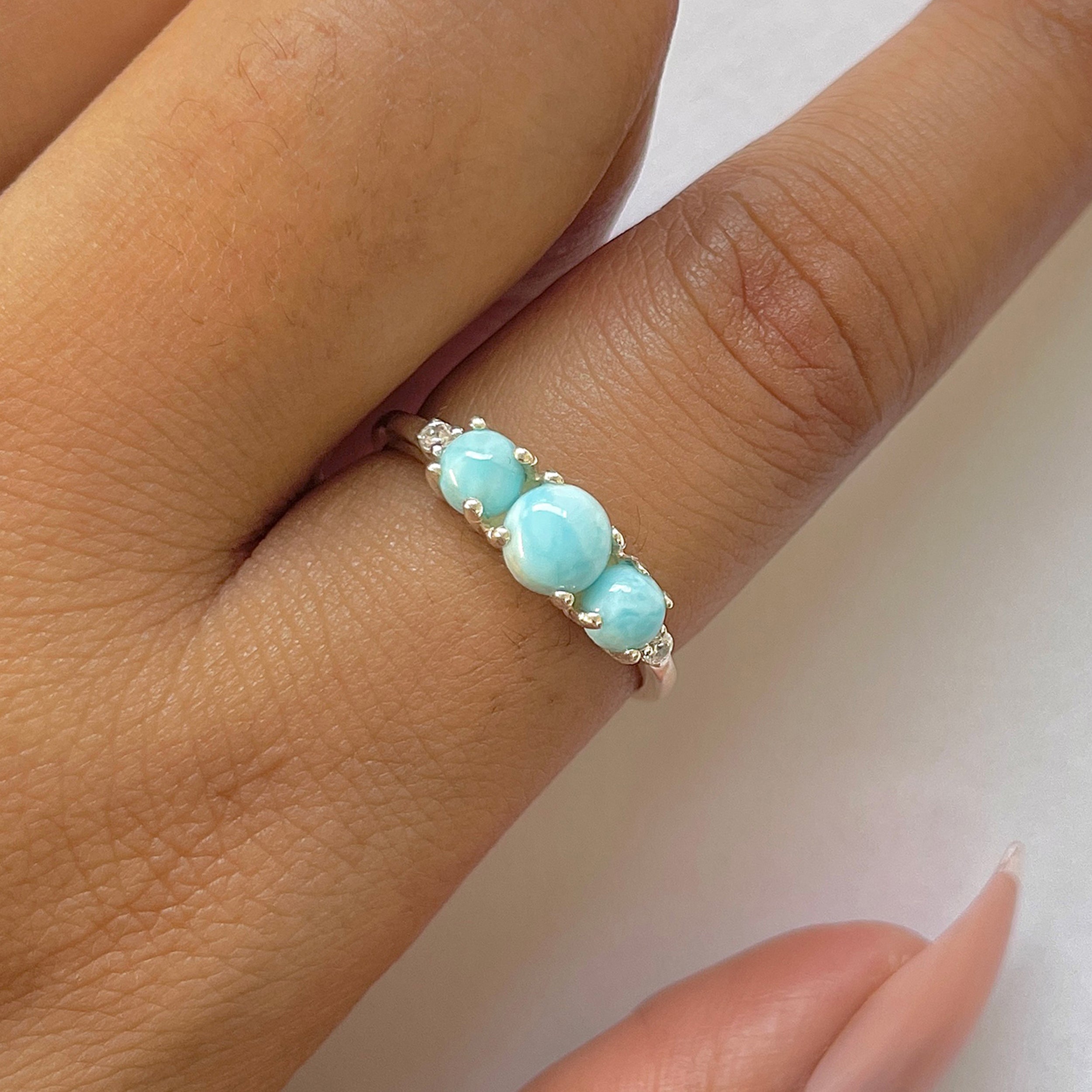 Larimar Ring-(LAR-RDR-232.)