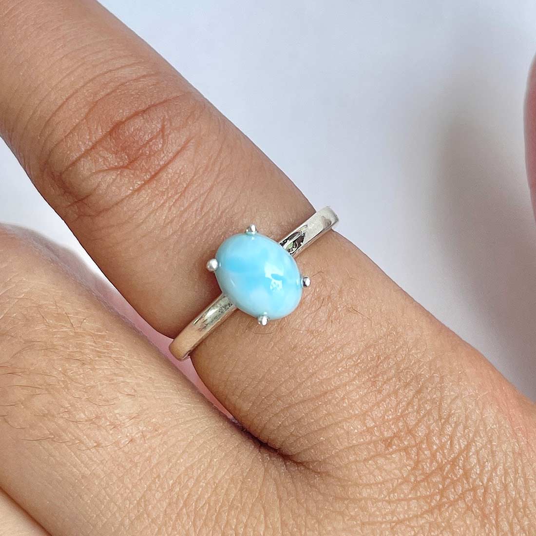 Larimar Ring-(LAR-RDR-249.)