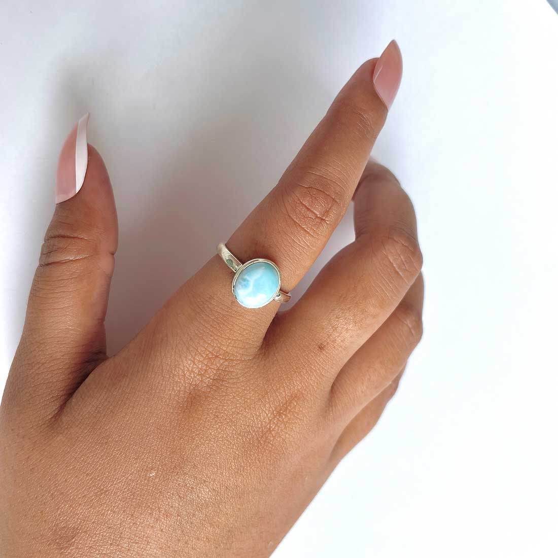Larimar Ring-(LAR-RDR-2511.)