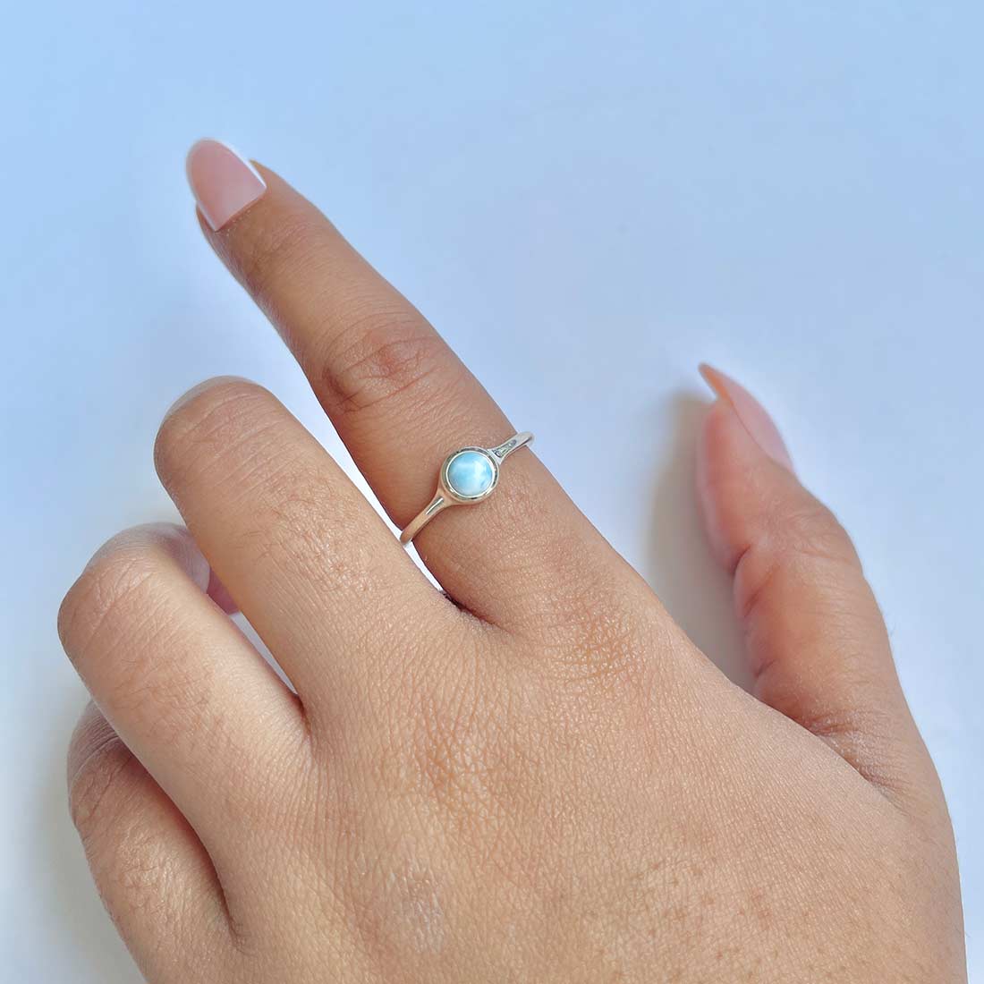 Larimar Ring-(LAR-RDR-2528.)