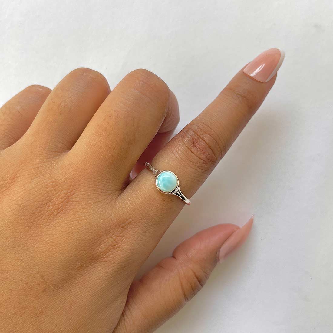 Larimar Ring-(LAR-RDR-2529.)