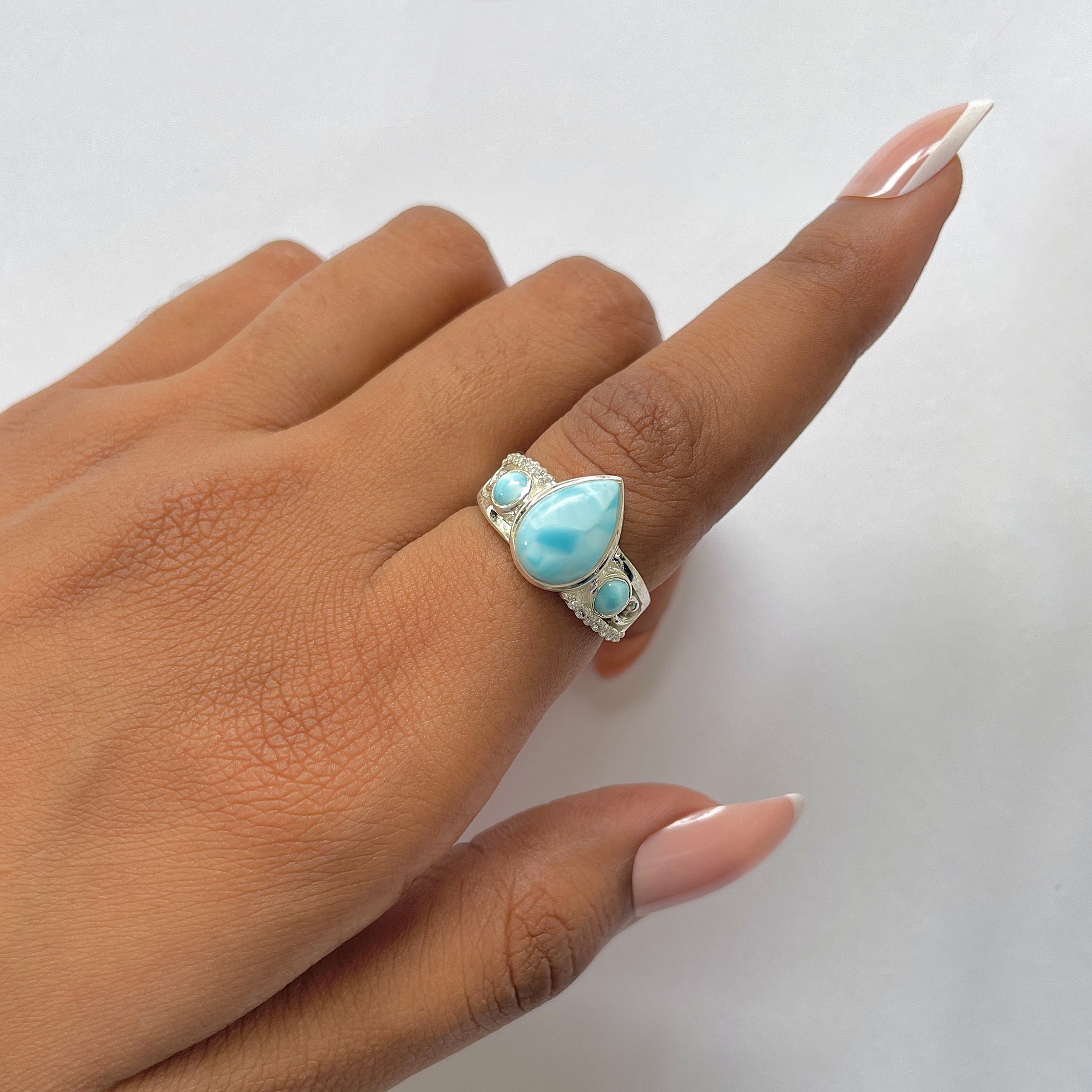 Larimar Ring-(LAR-RDR-295.)