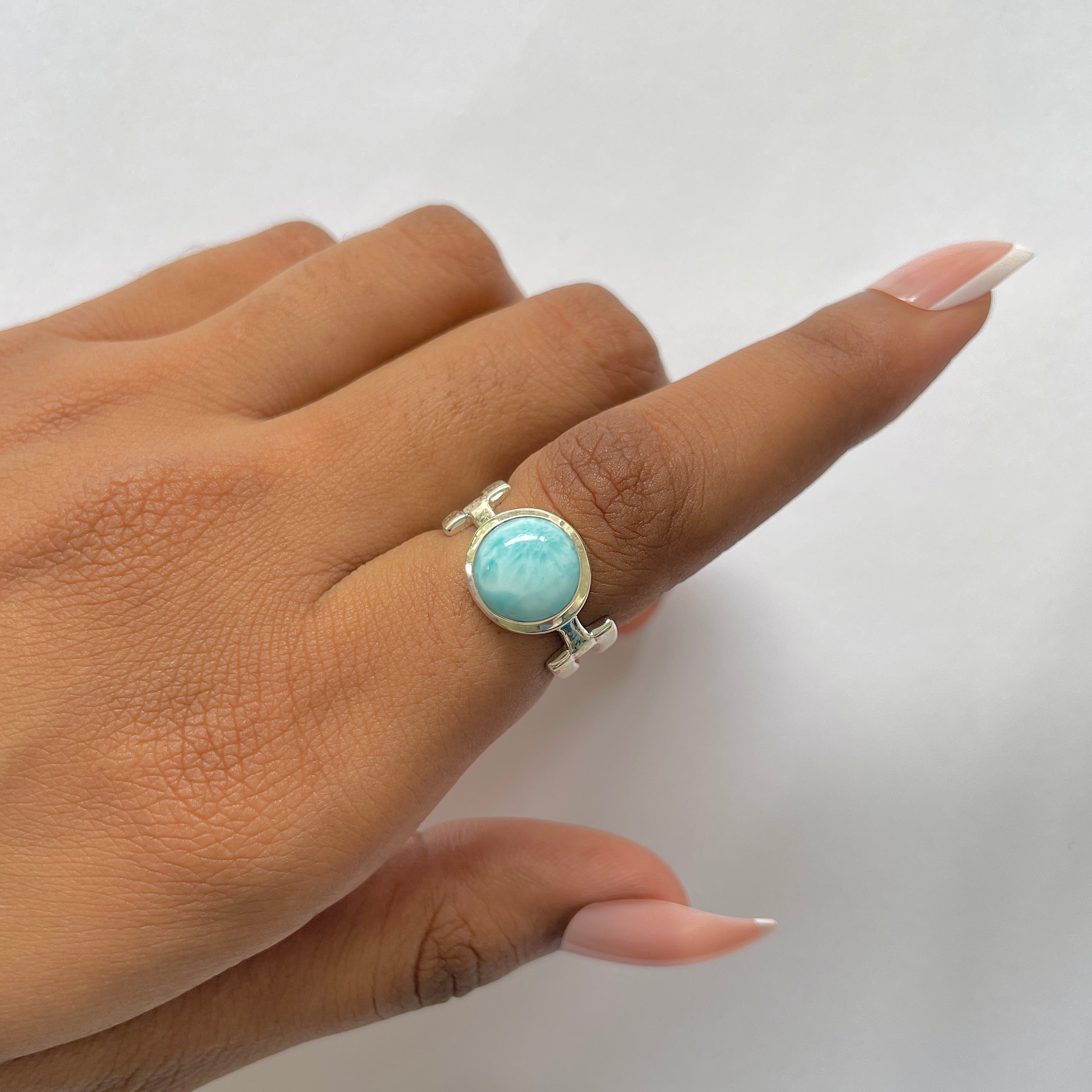 Larimar Ring-(LAR-RDR-44.)