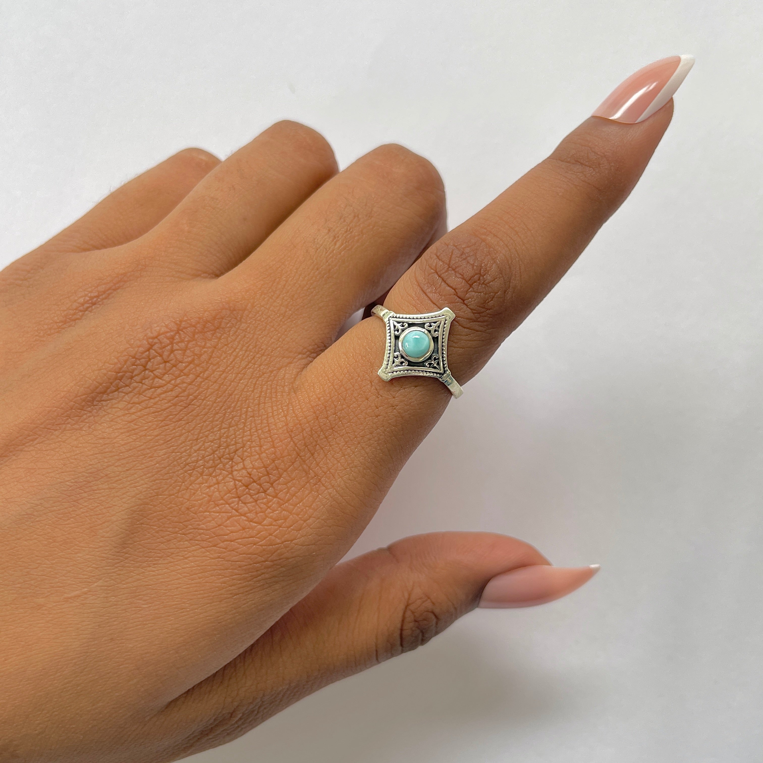 Larimar Ring-(LAR-RDR-750.)