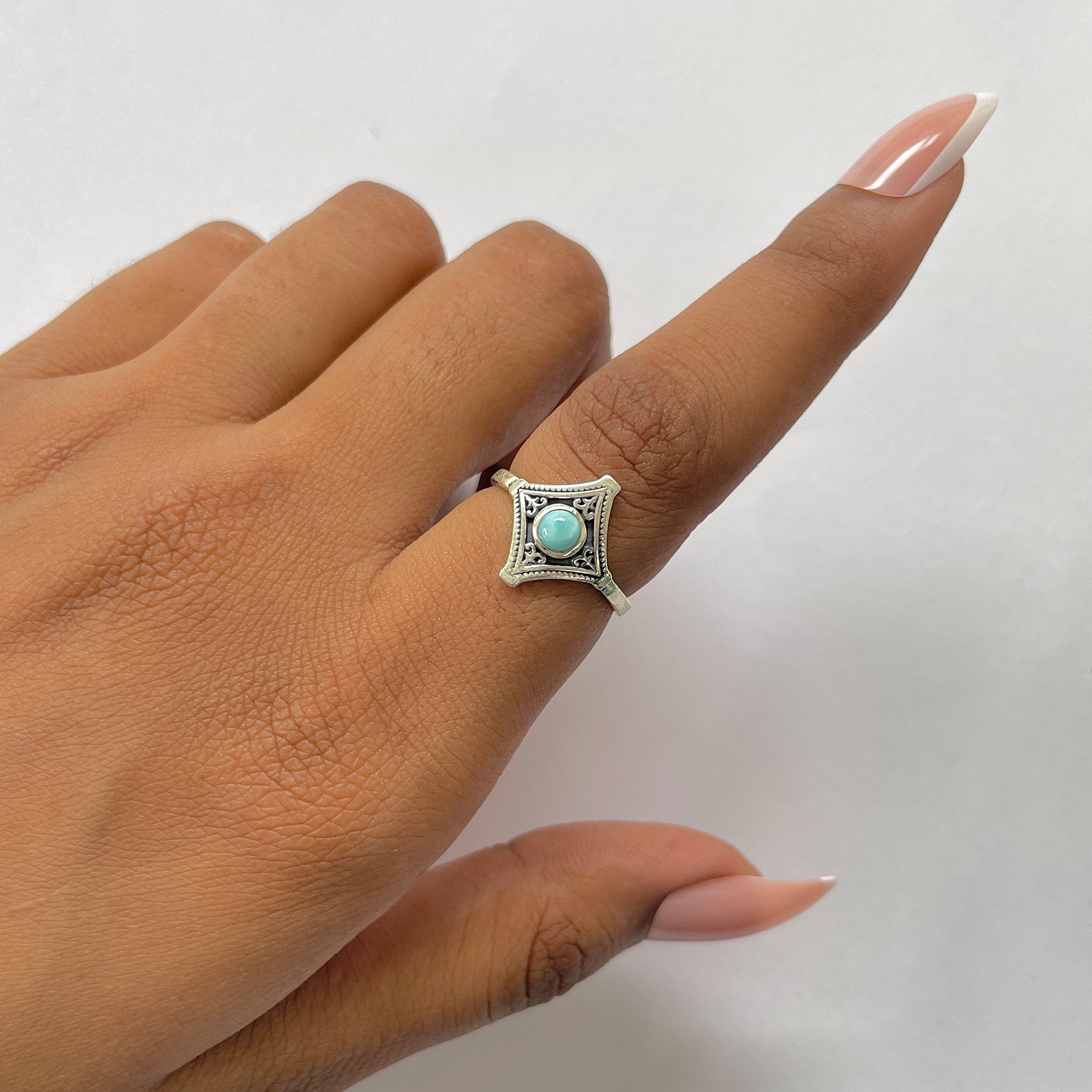 Larimar Ring-(LAR-RDR-750.)