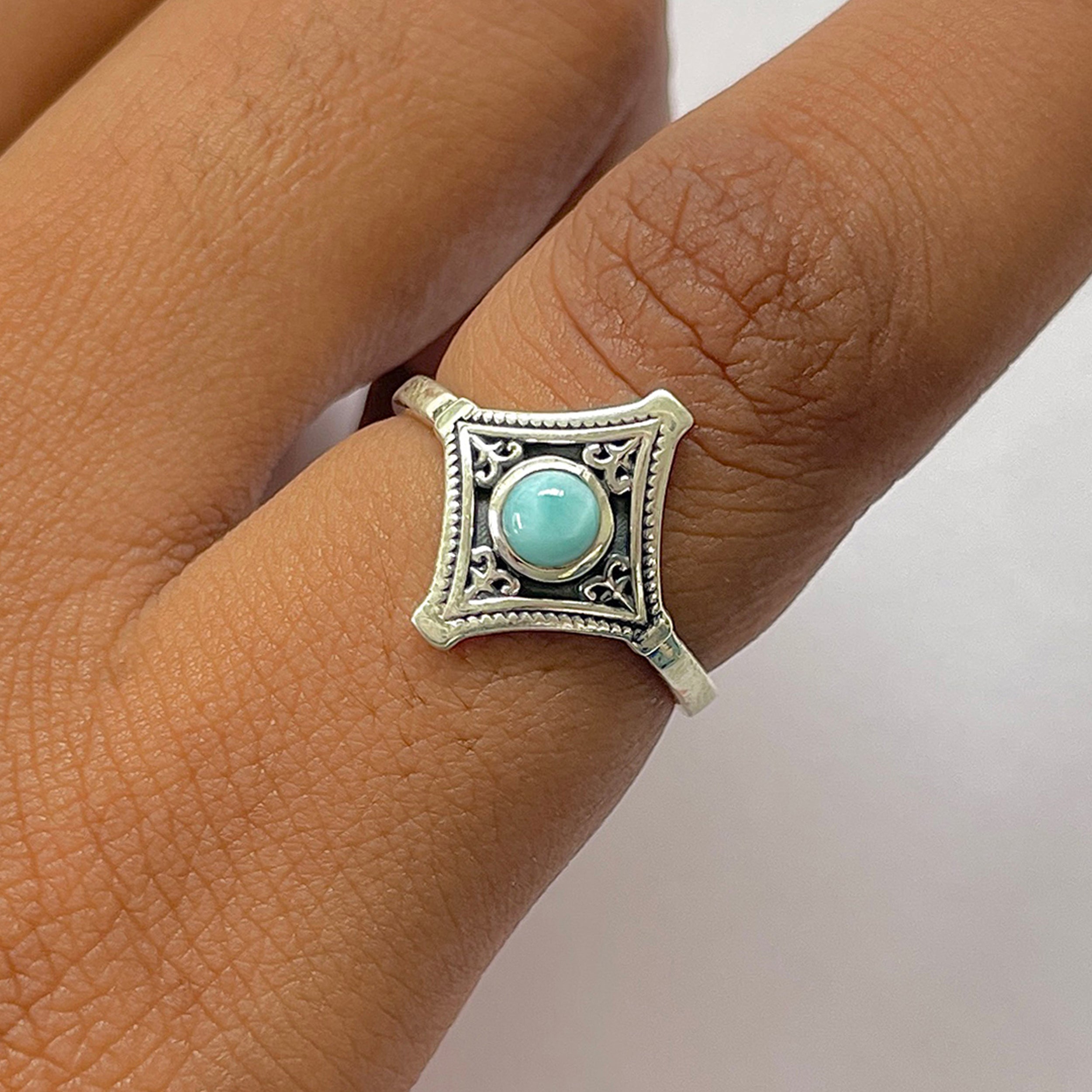 Larimar Ring-(LAR-RDR-750.)