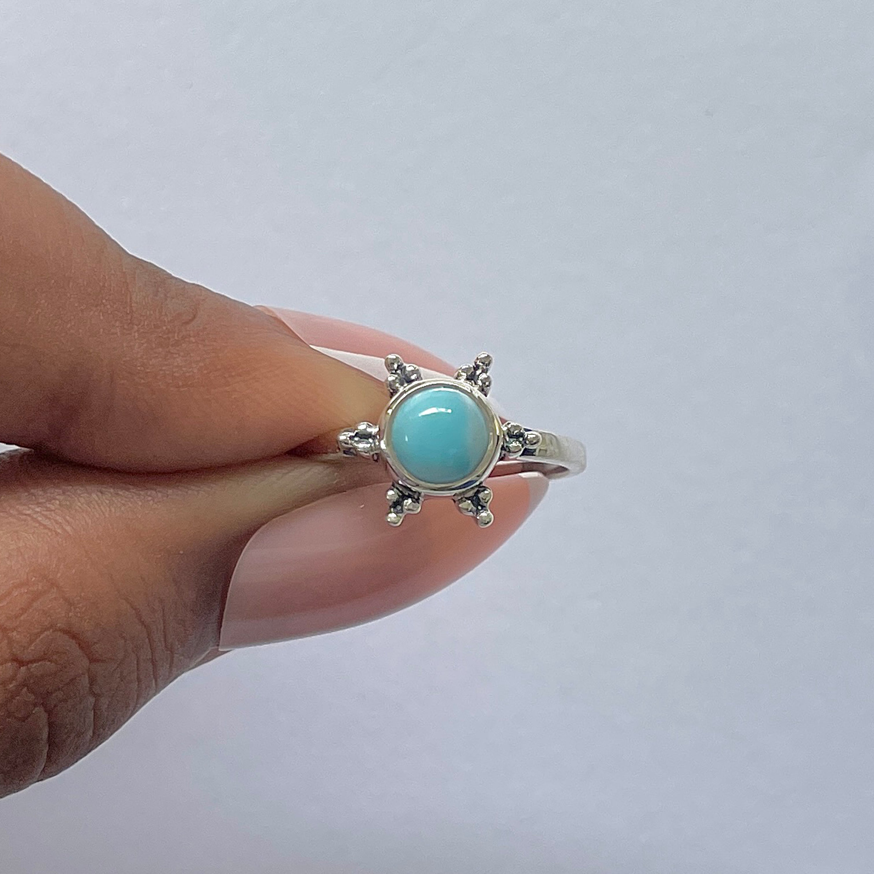 Larimar Ring-(LAR-RDR-759.)