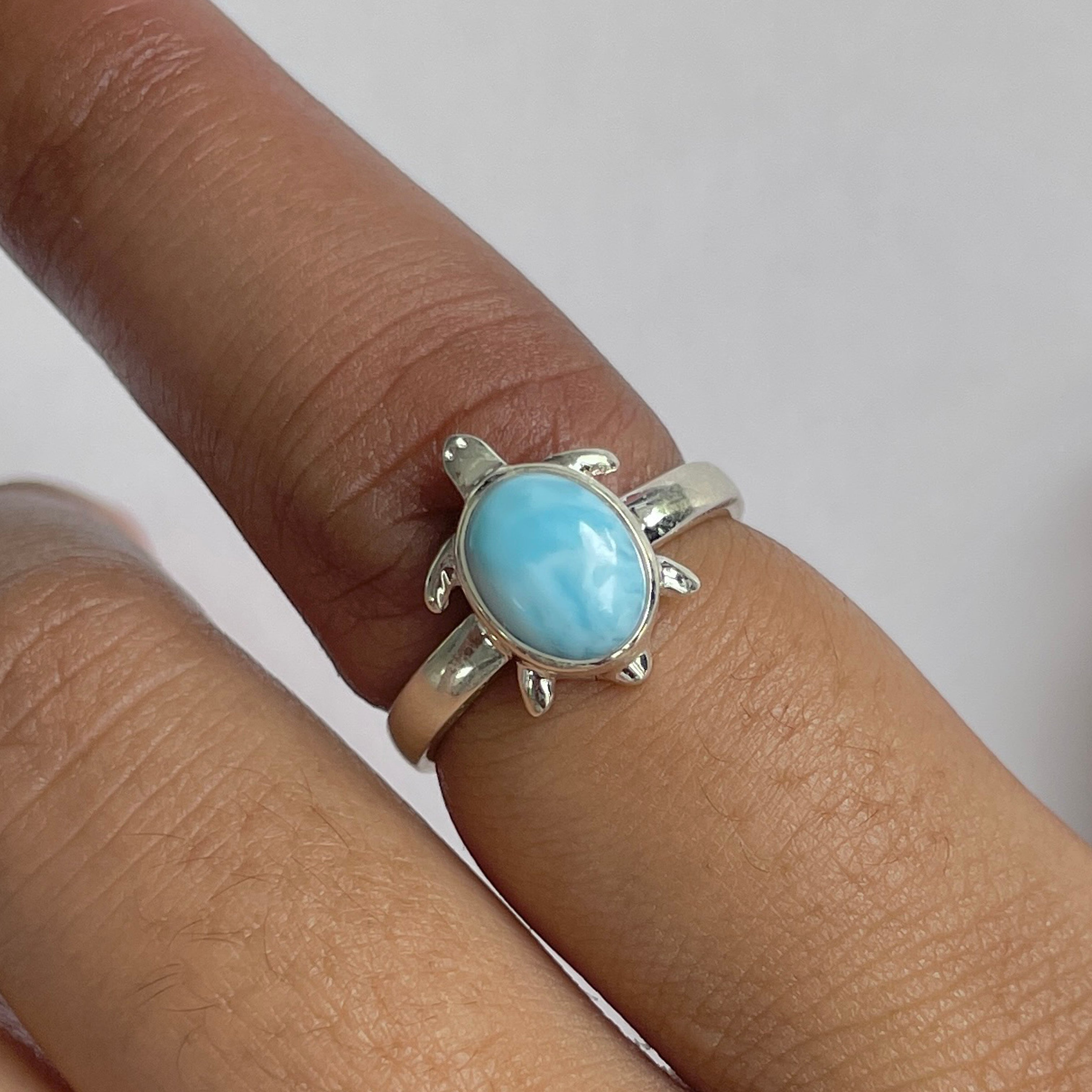 Larimar Ring-(LAR-RDR-78.)