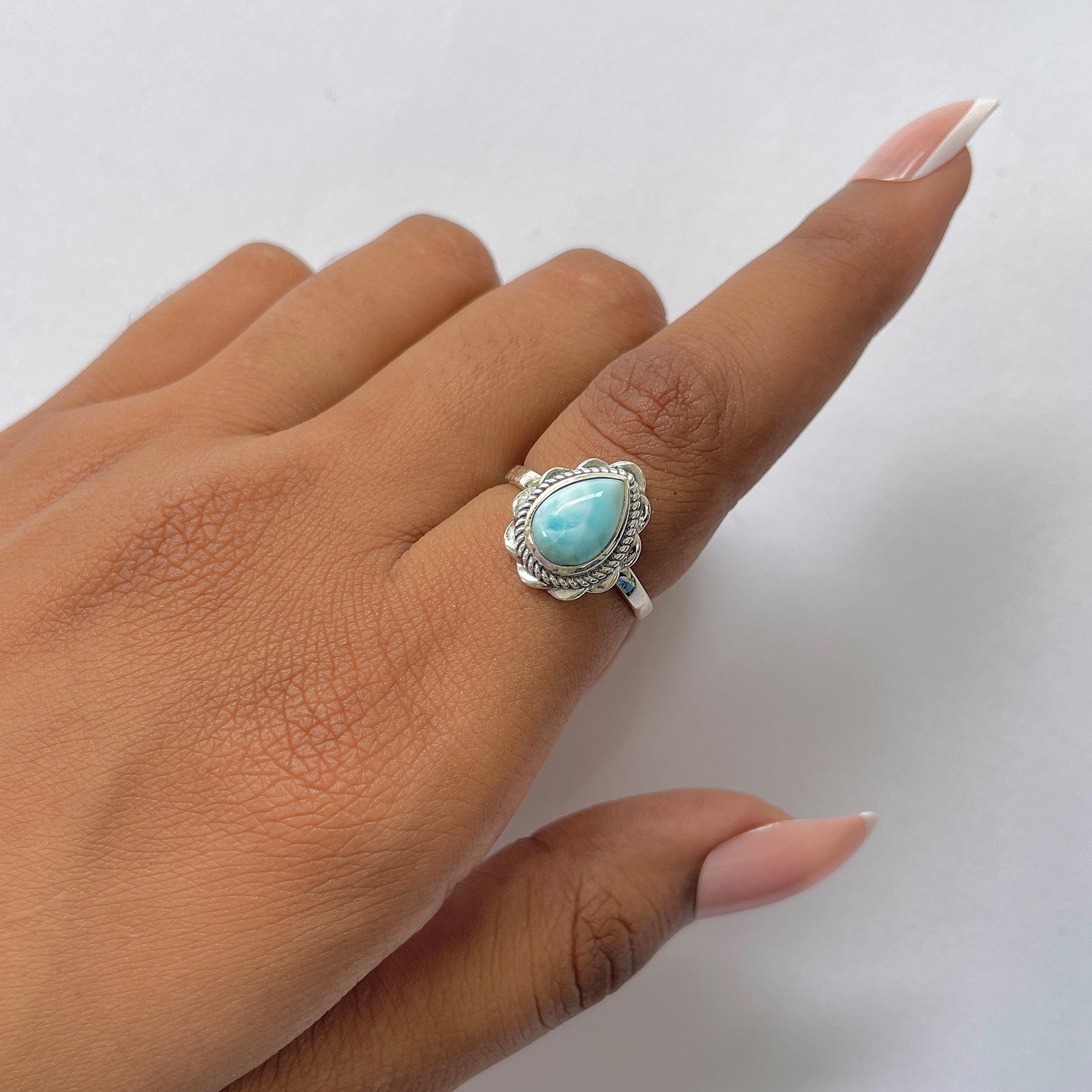 Larimar Ring-(LAR-RDR-897.)