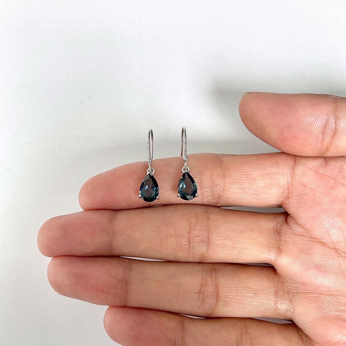 London Blue Topaz Earring-(LBTZ-RDE-677)