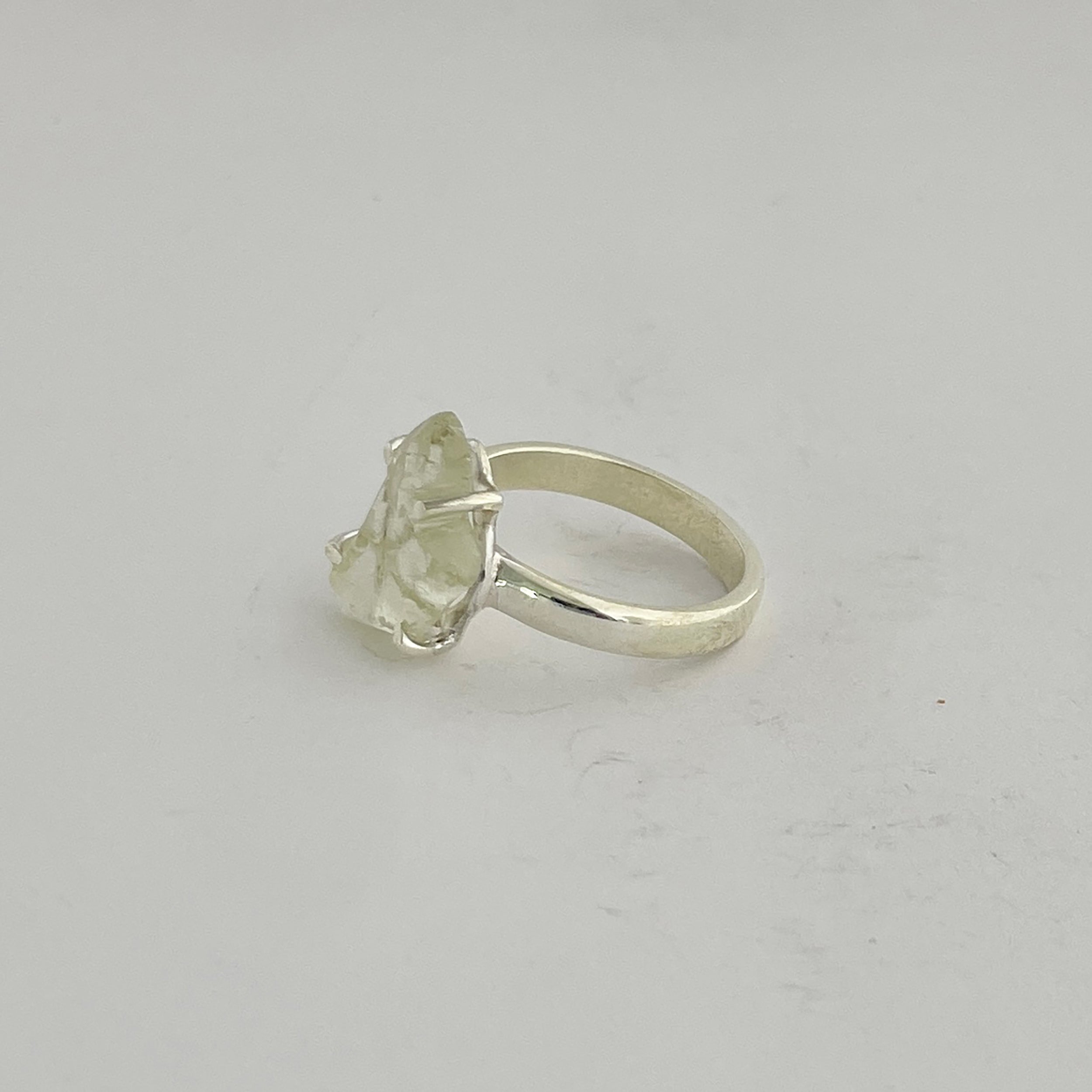 Libyan Desert Glass Ring-(LDG-2-11)