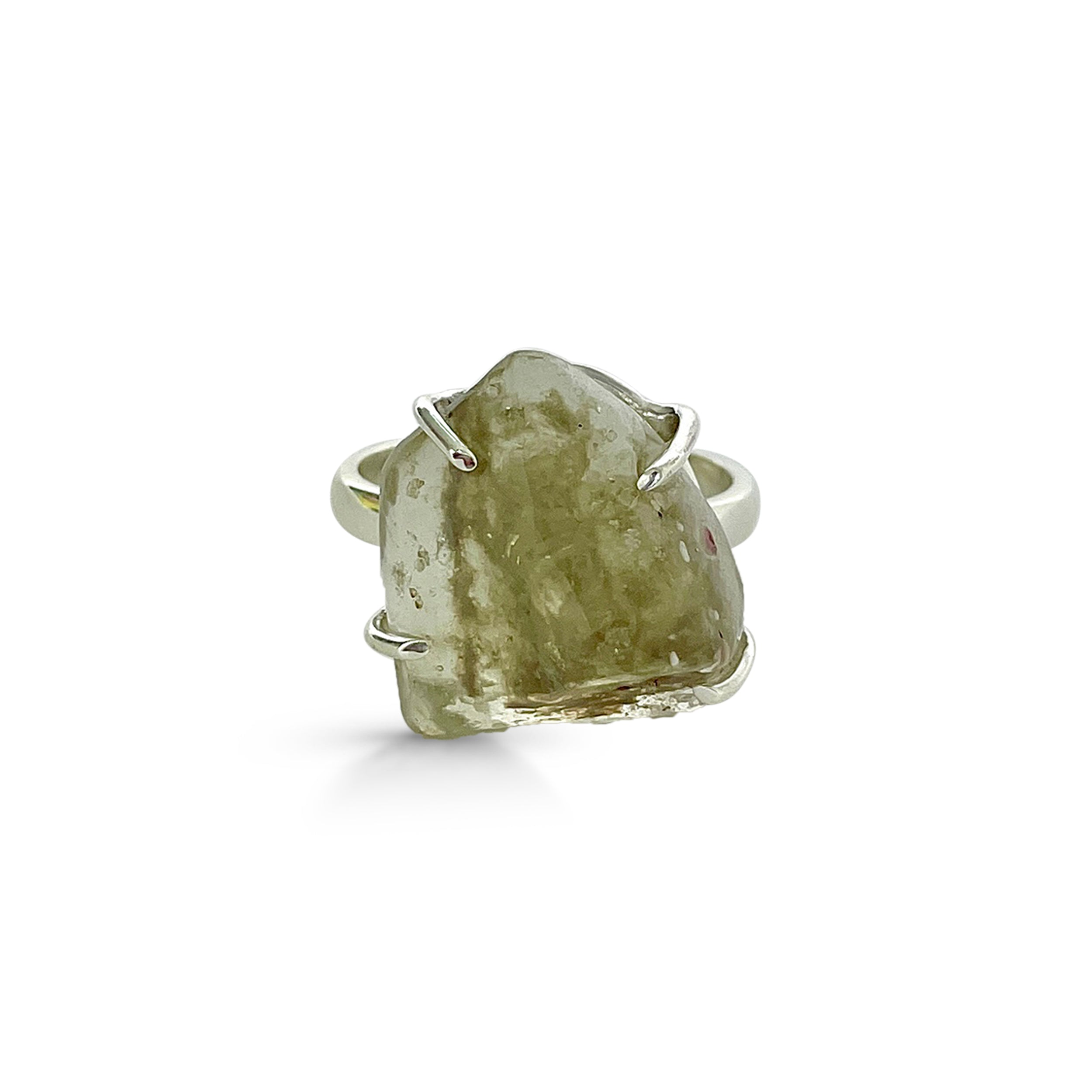 Libyan Desert Glass Ring-(LDG-2-12)