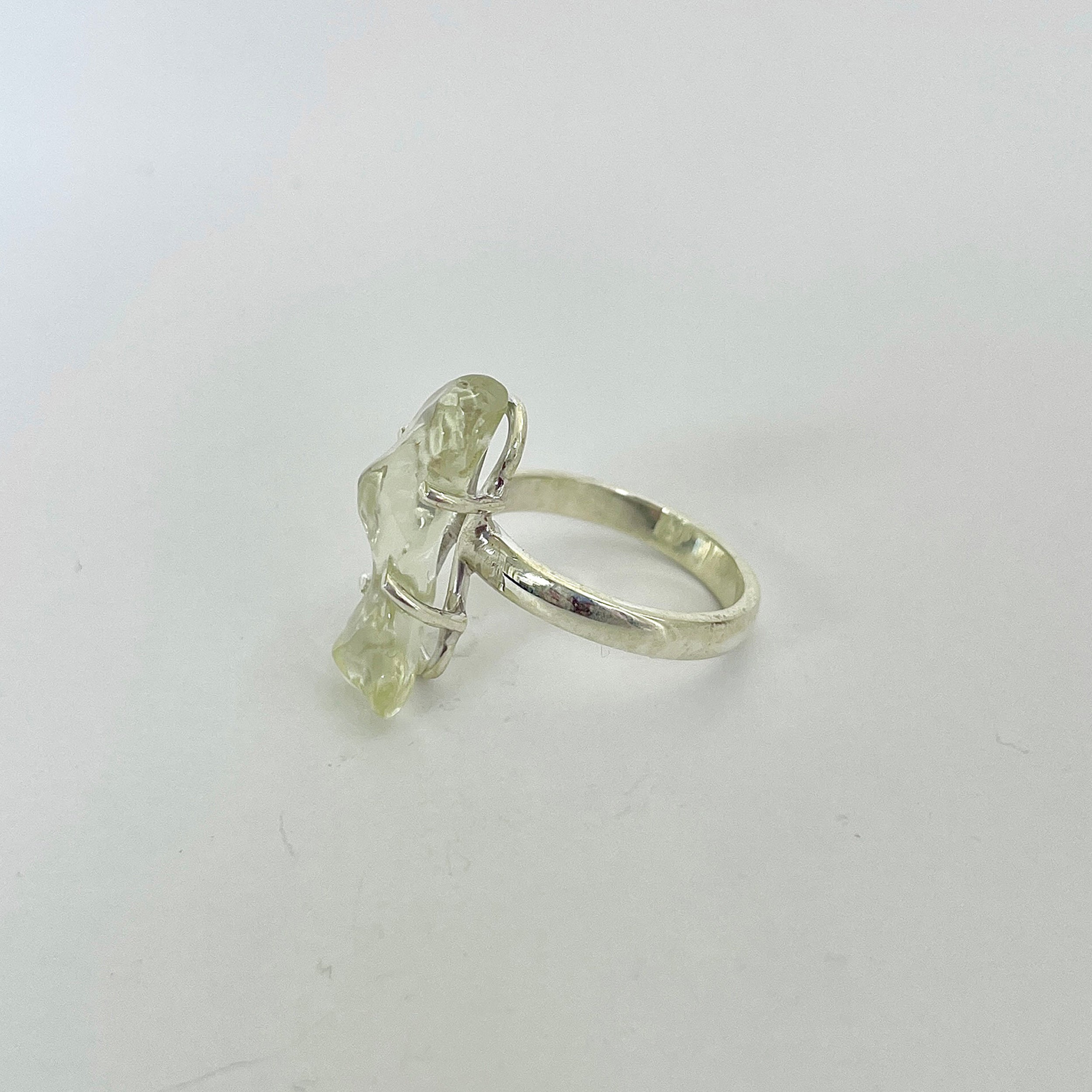 Libyan Desert Glass Ring-(LDG-2-14)