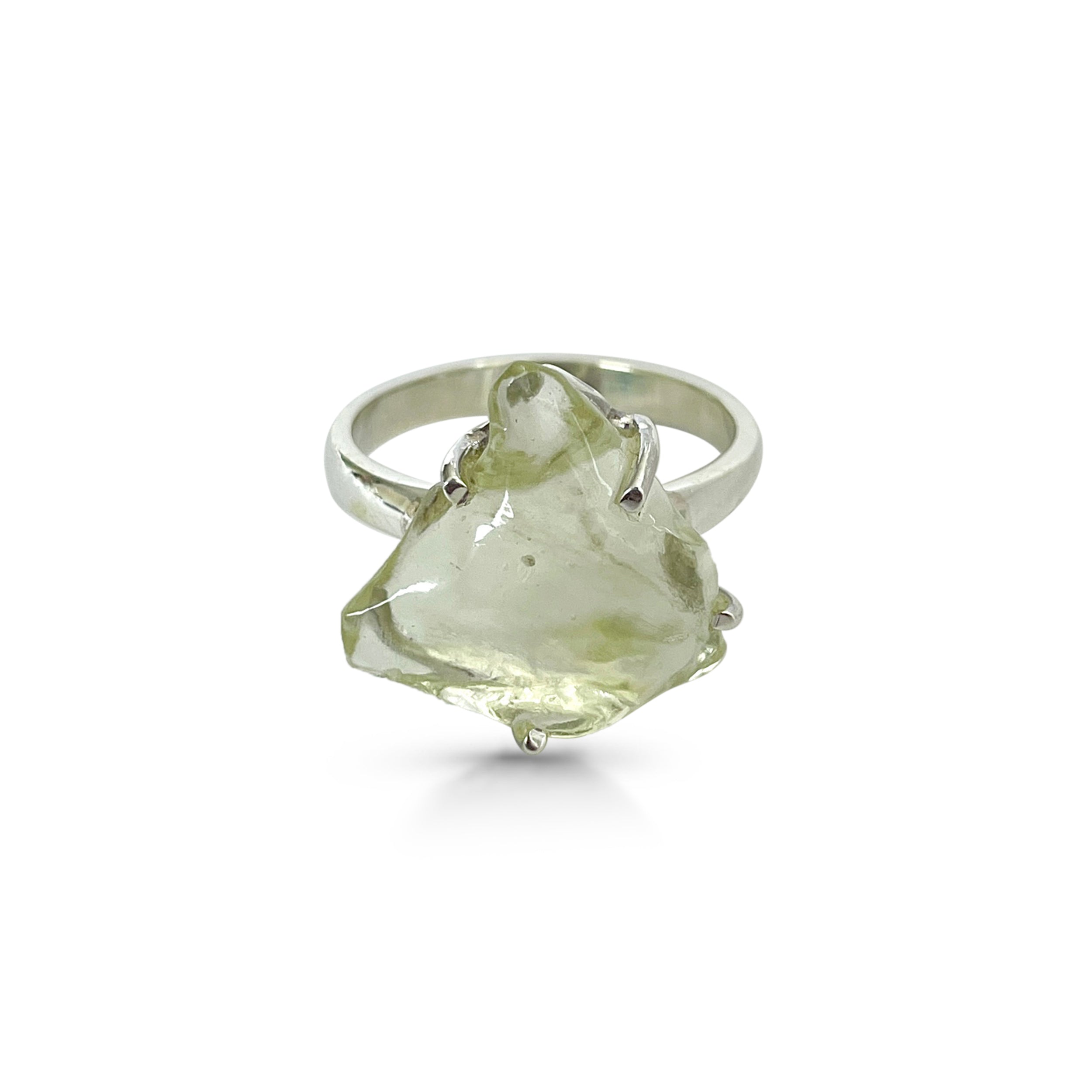 Libyan Desert Glass Ring-(LDG-2-17)