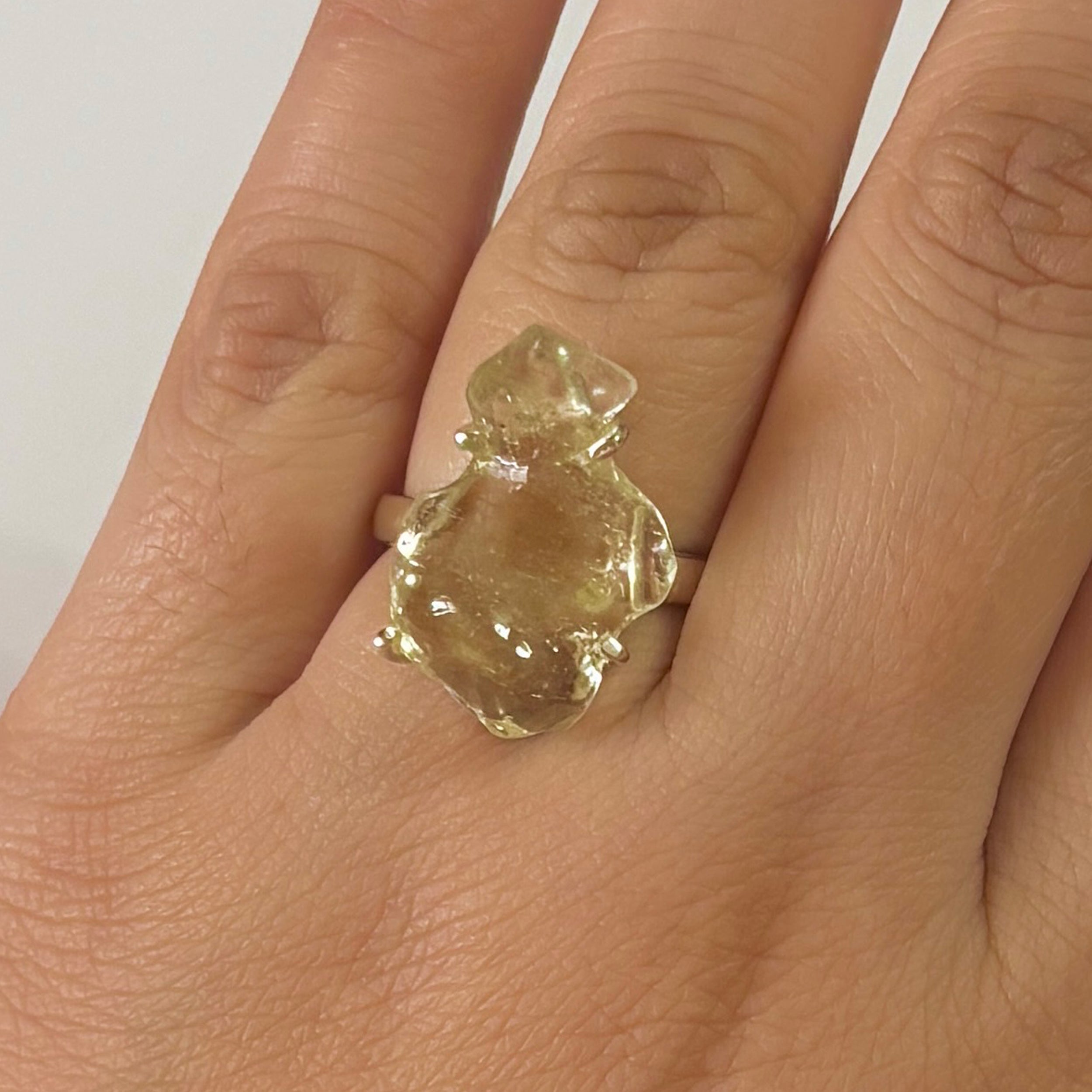 Libyan Desert Glass Ring-(LDG-2-20)