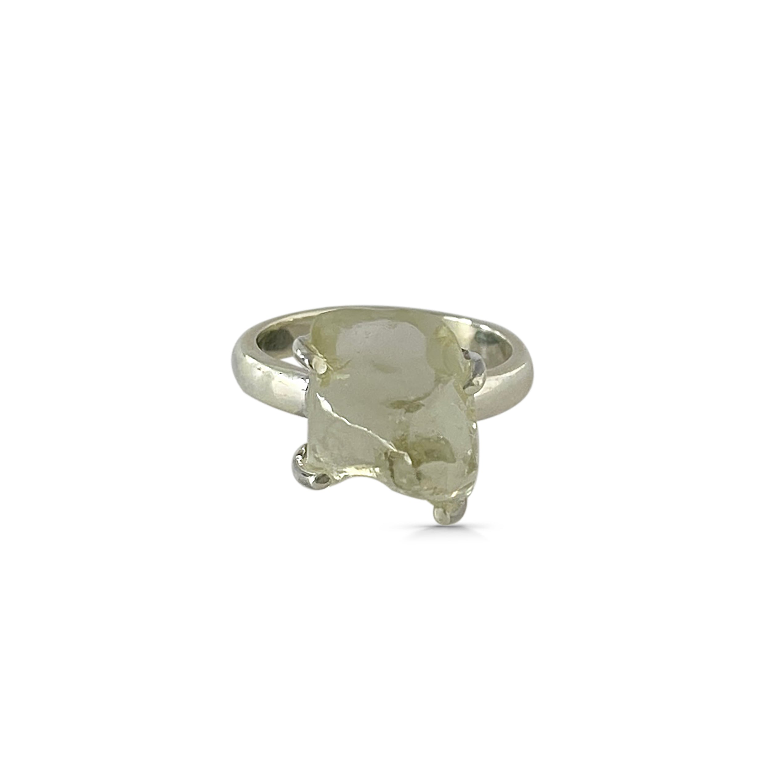Libyan Desert Glass Ring-(LDG-2-21)