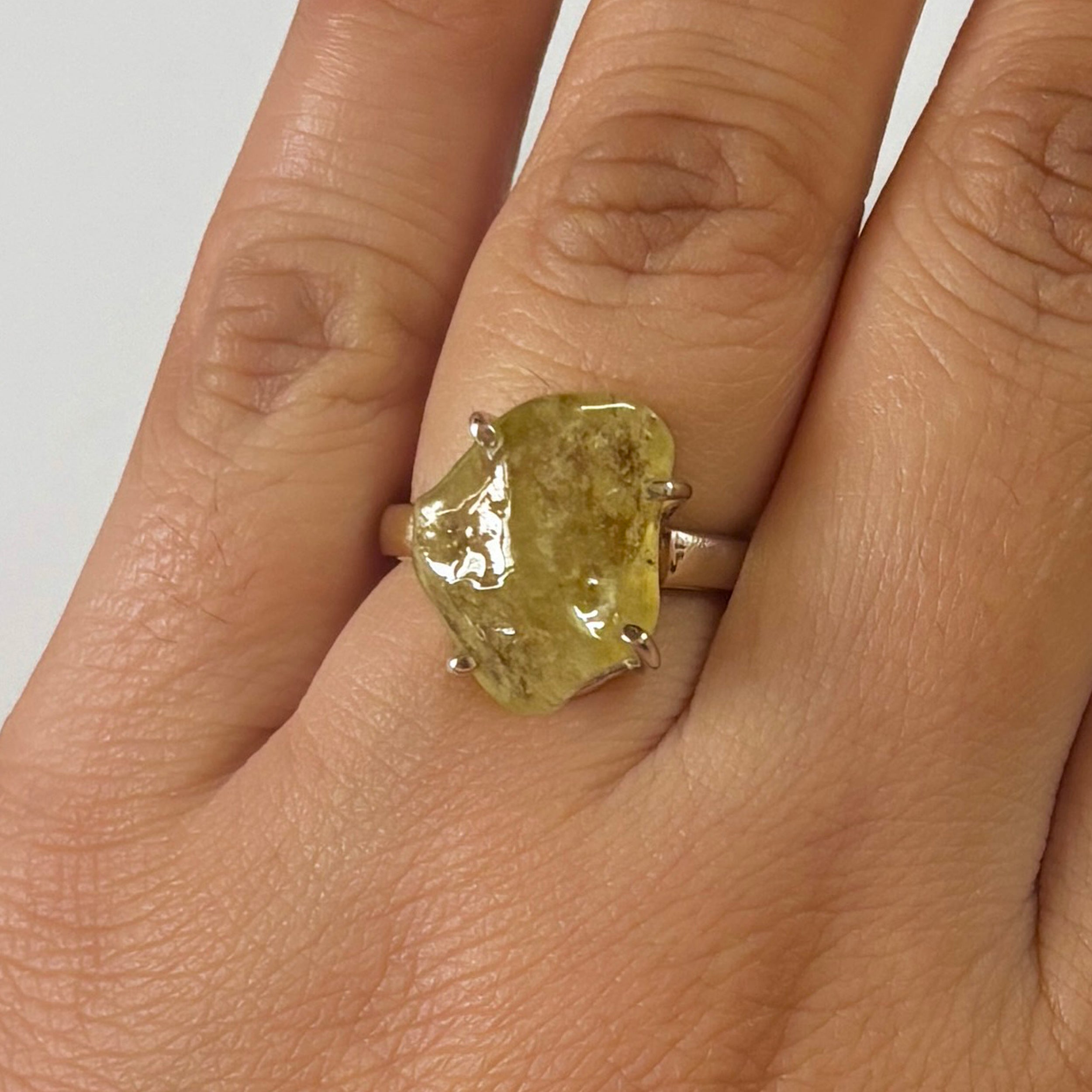 Libyan Desert Glass Ring-(LDG-2-29)