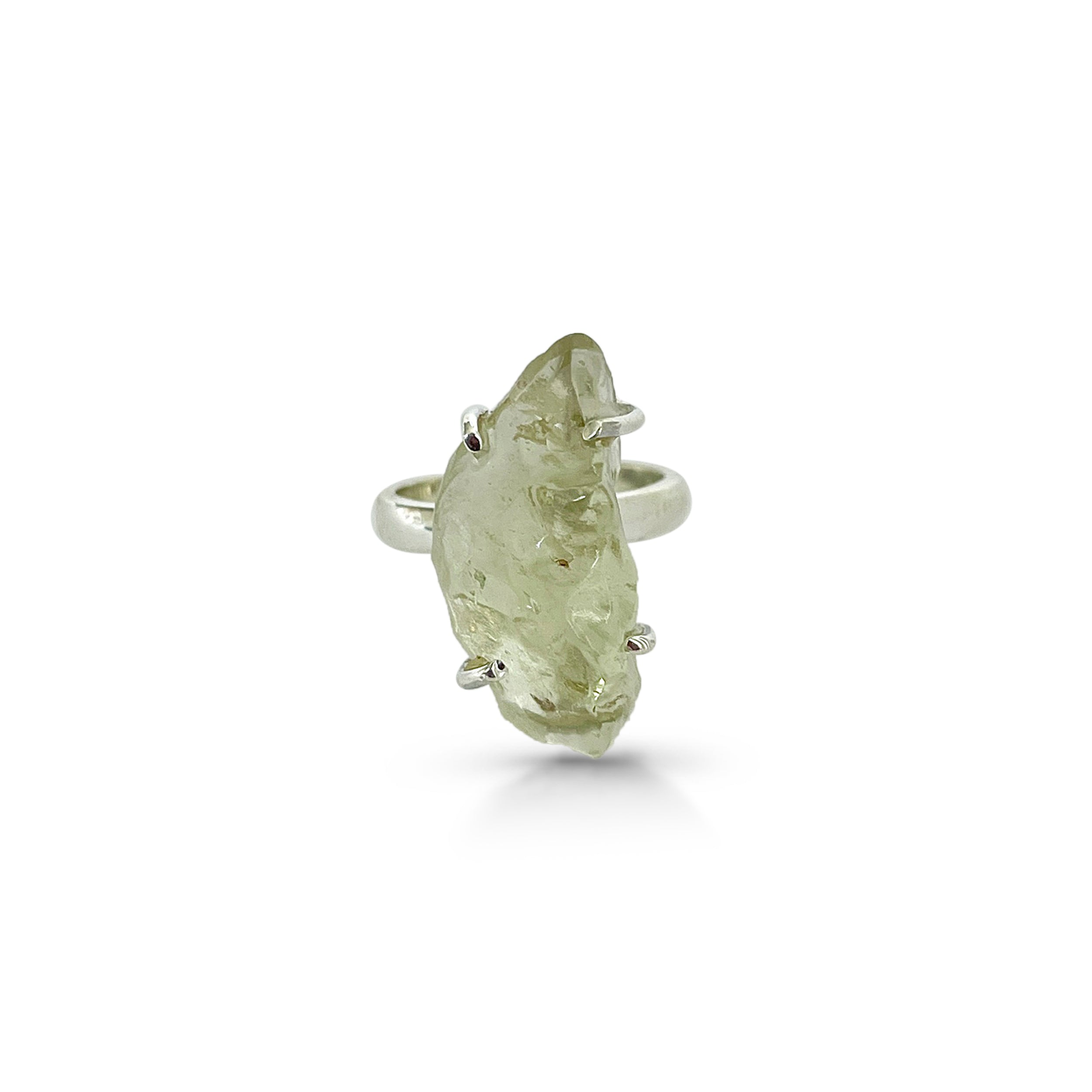 Libyan Desert Glass Ring-(LDG-2-32)