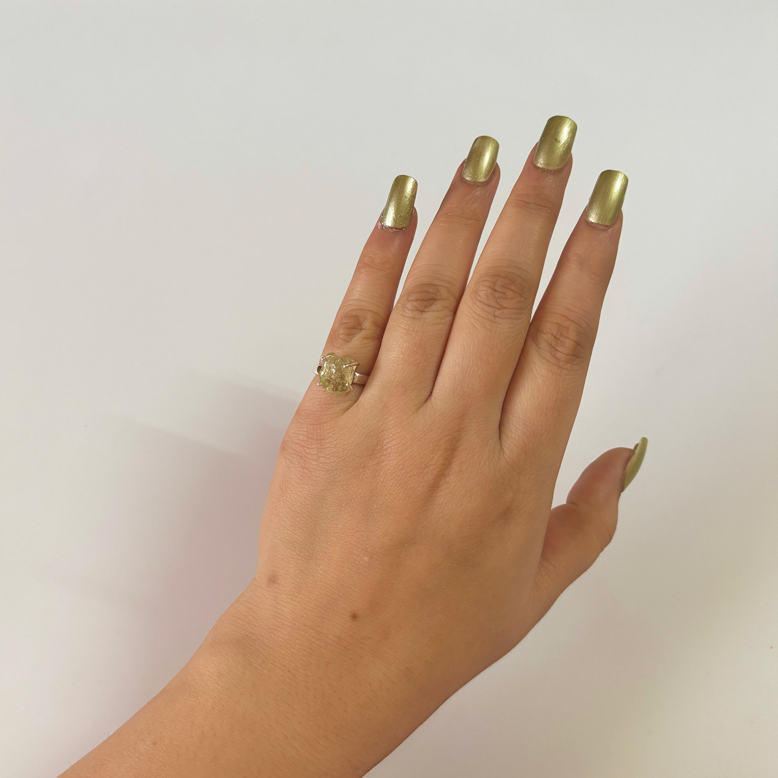 Libyan Desert Glass Ring-(LDG-2-43)