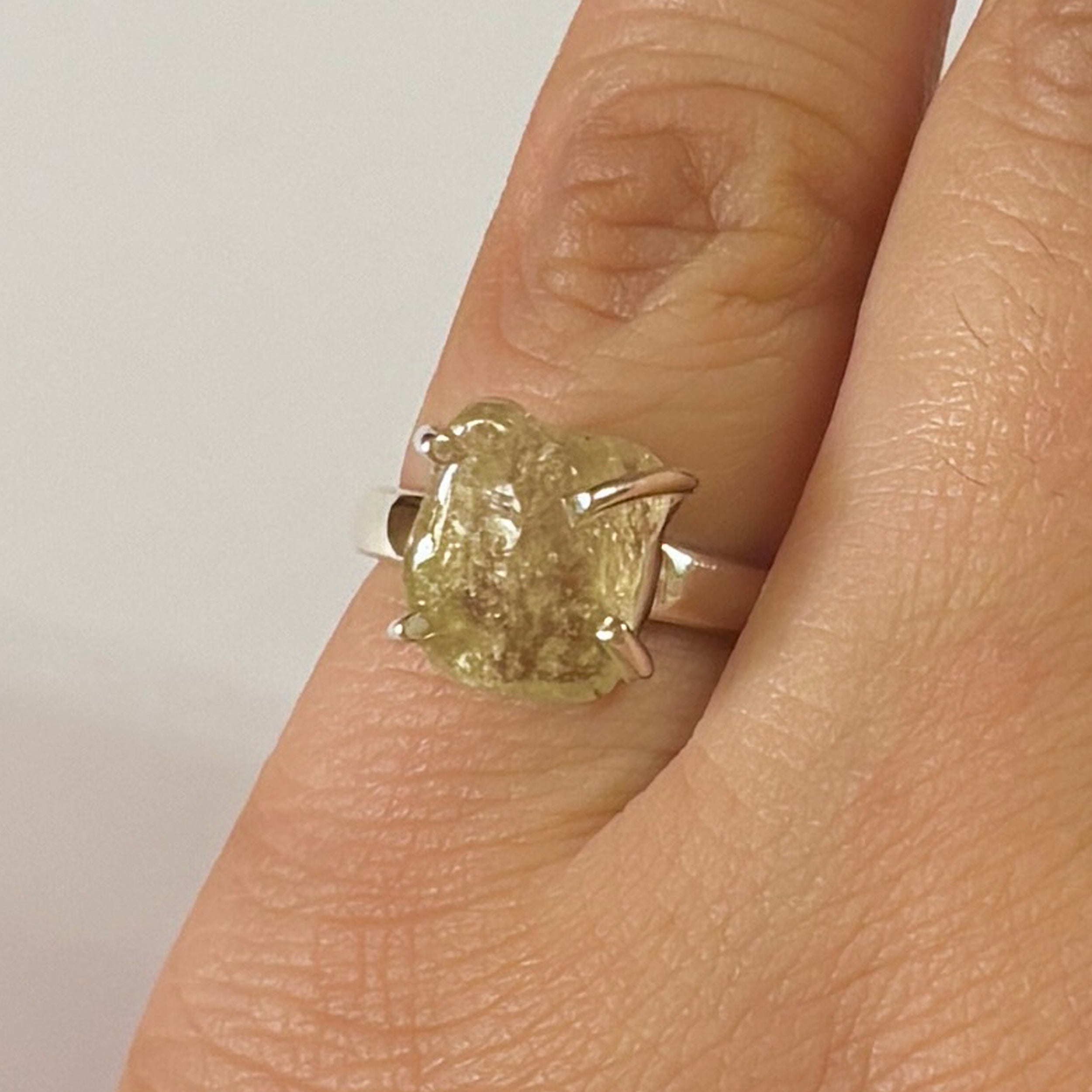 Libyan Desert Glass Ring-(LDG-2-43)