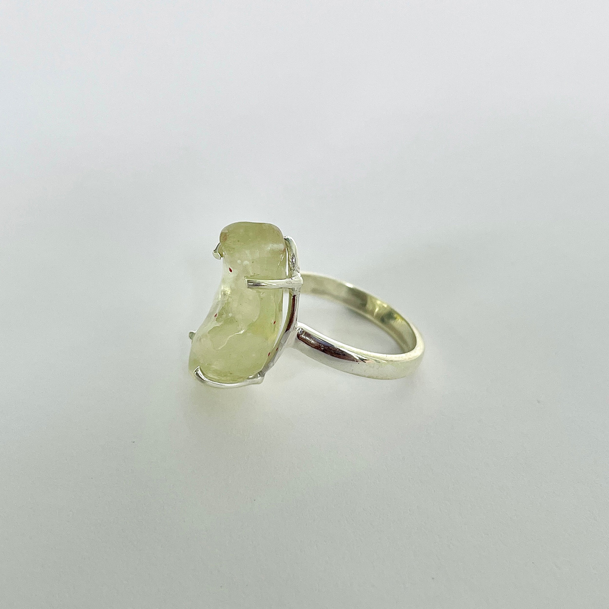 Libyan Desert Glass Ring-(LDG-2-55)