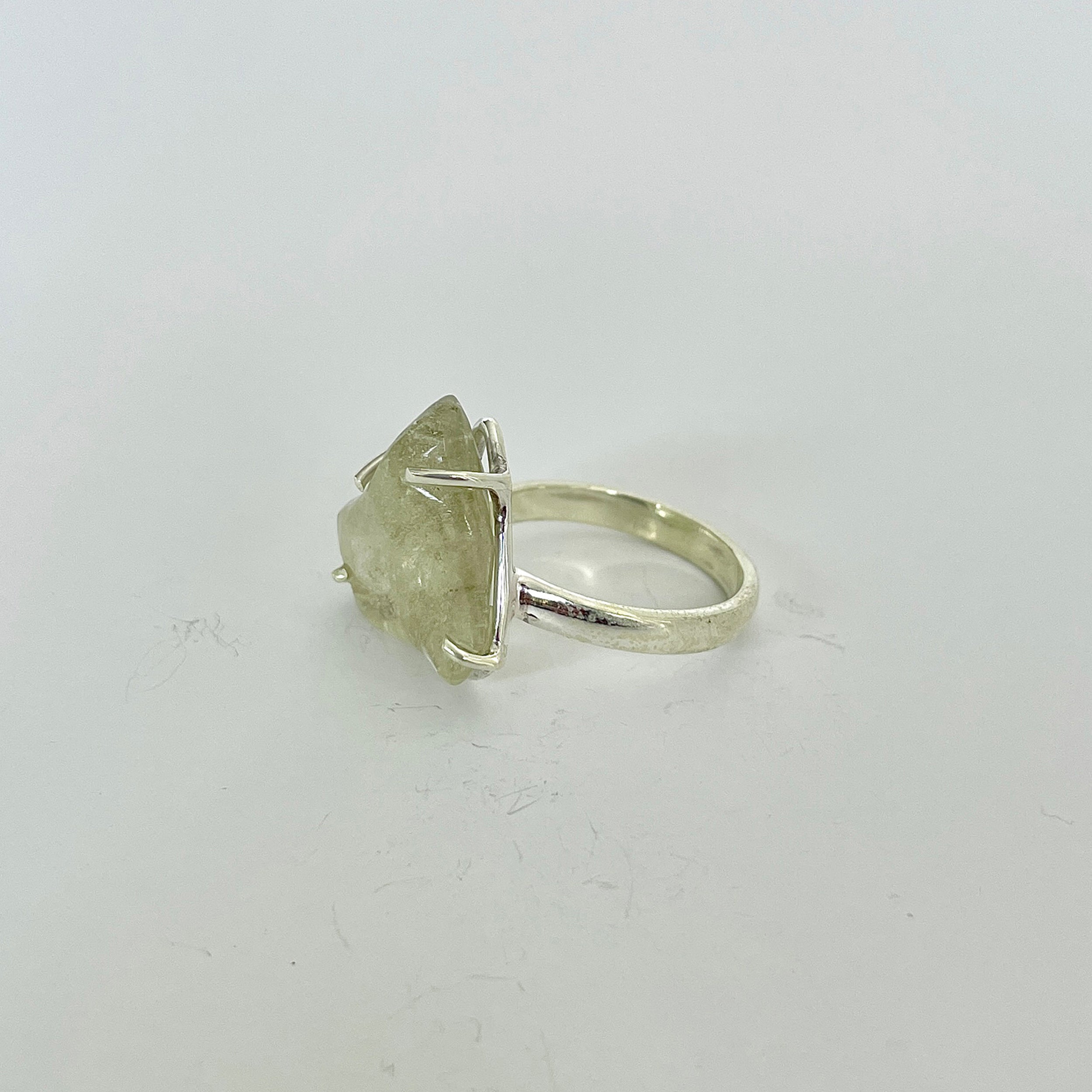 Libyan Desert Glass Ring-(LDG-2-57)