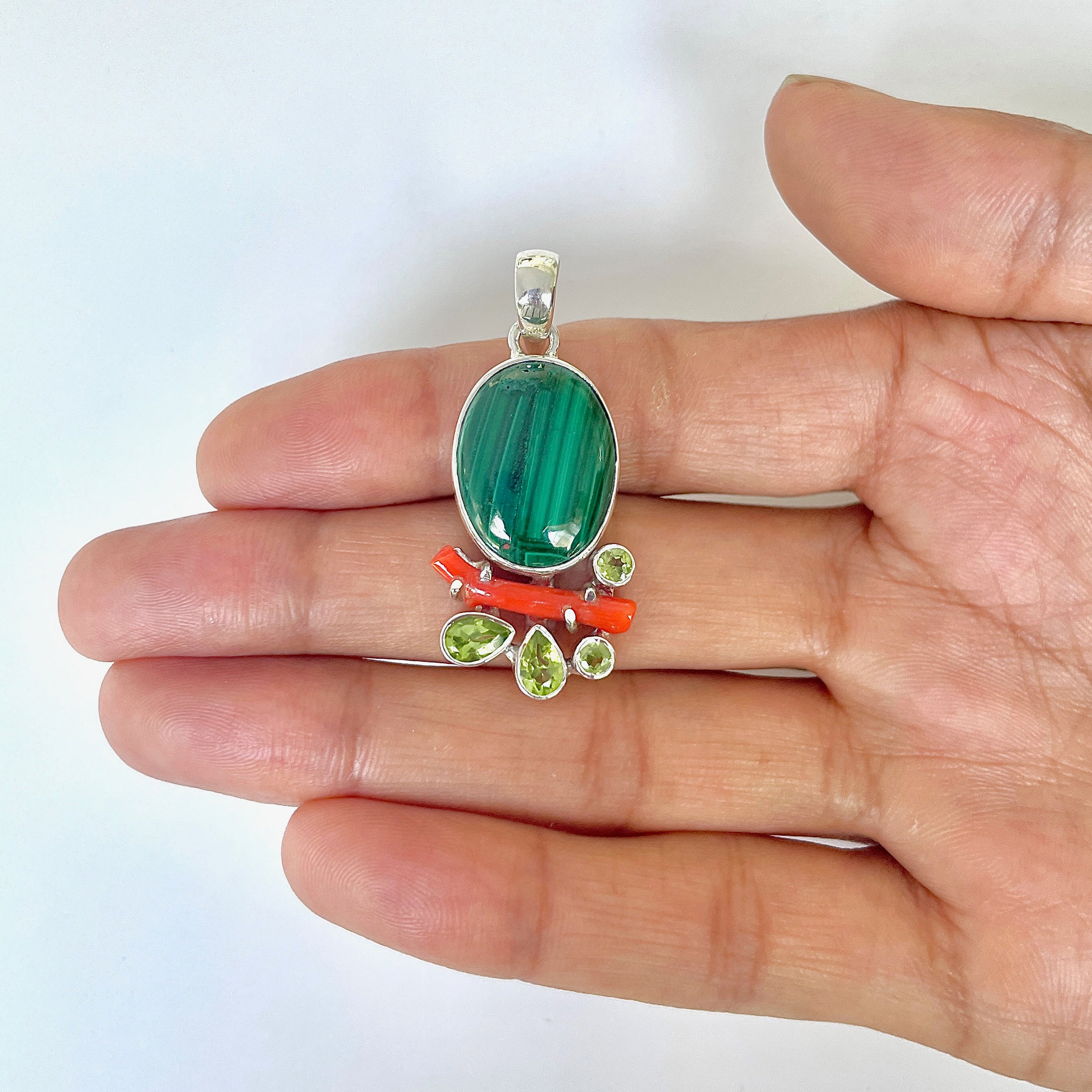 Malachite Pendant-(MLC-1-18)